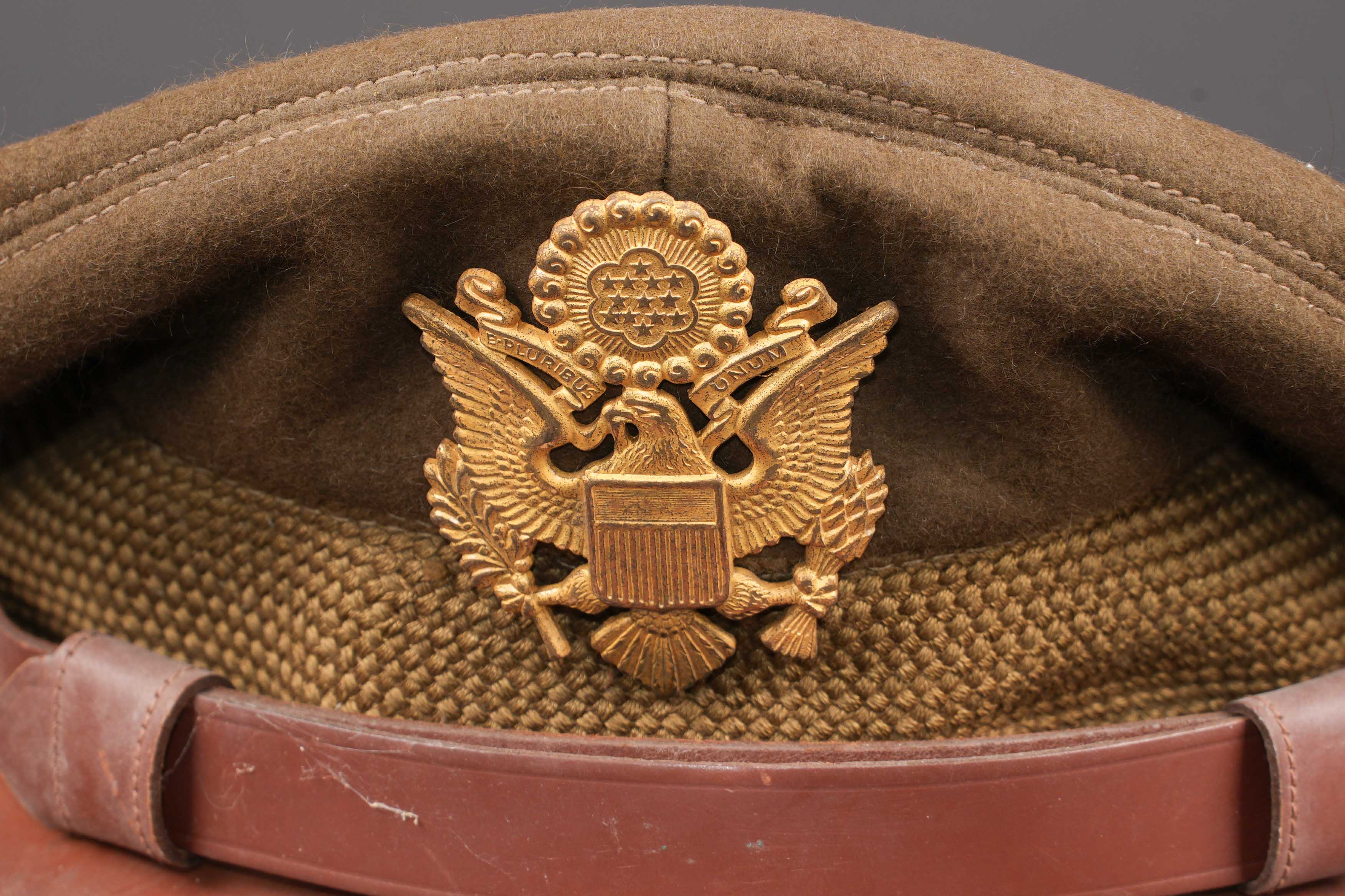 Casquette d'officier US. US Officer's cap. — photo 3