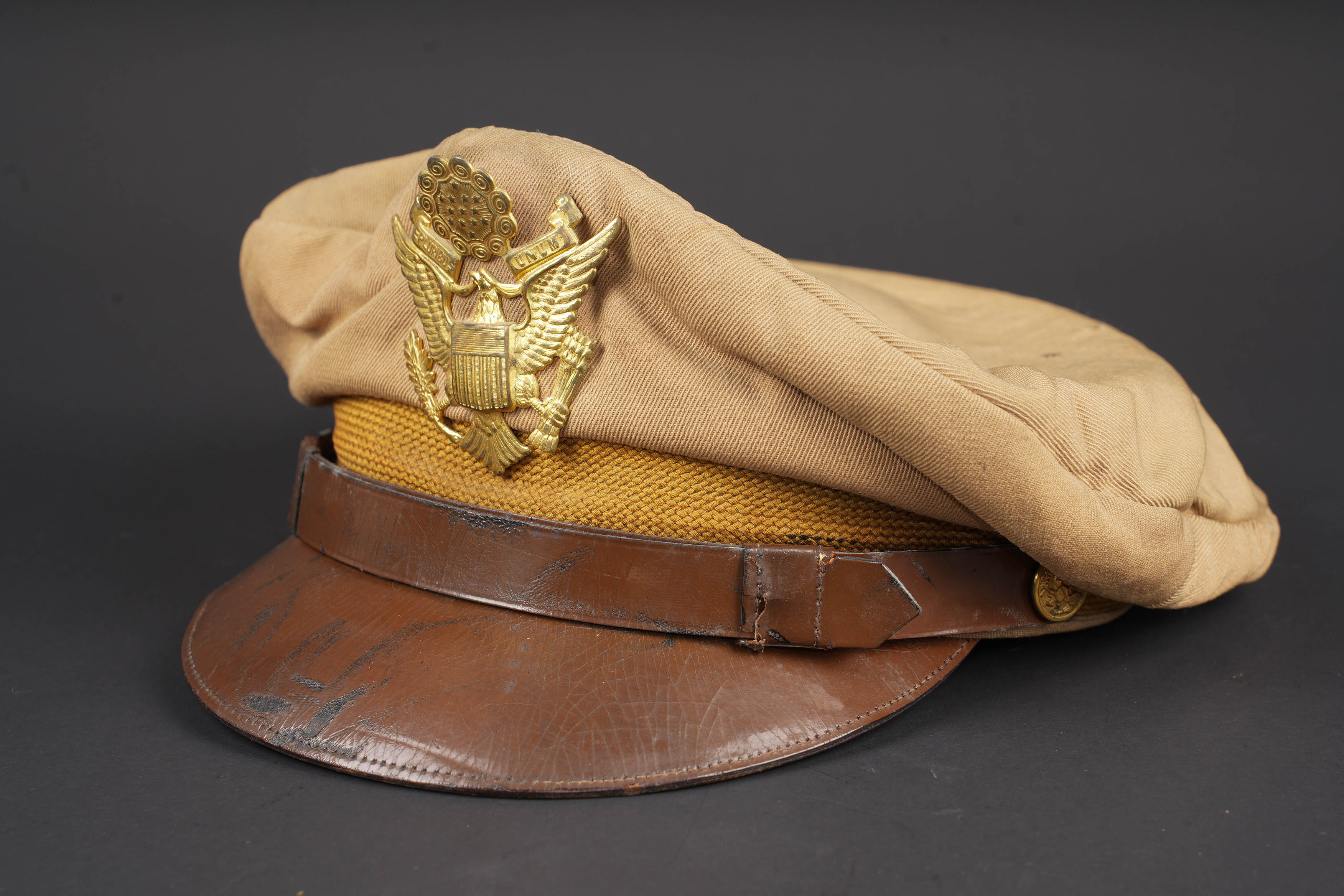 Casquette d'officier US. US officer's cap. — photo 1