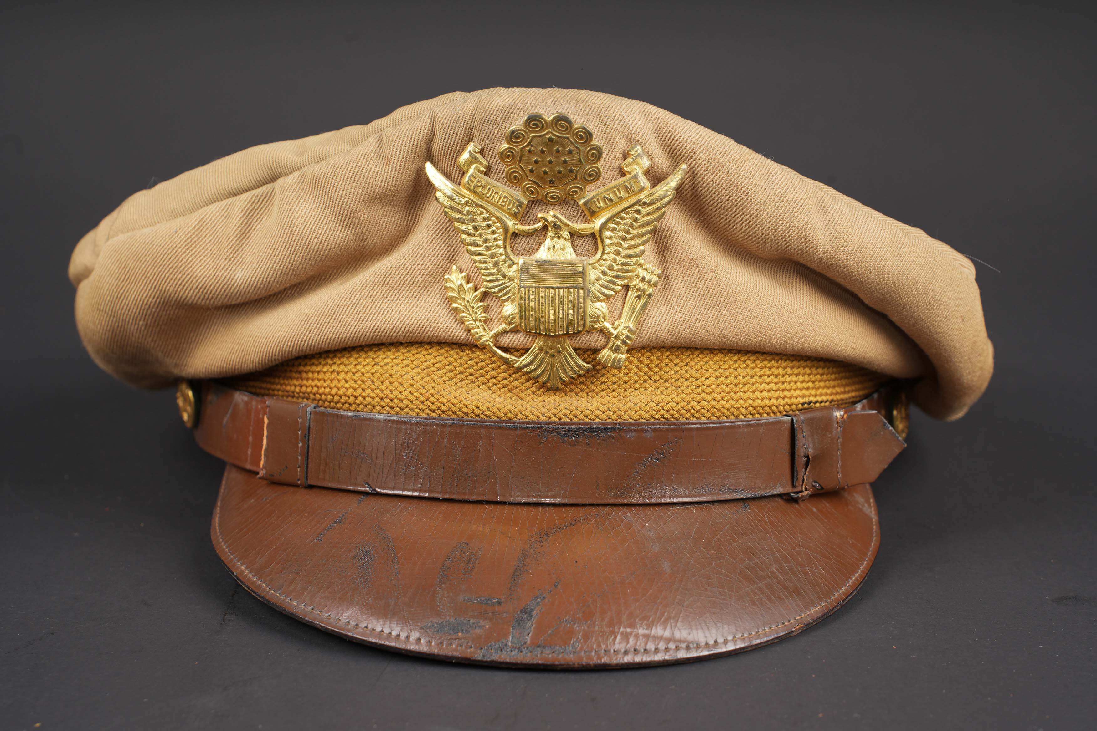 Casquette d'officier US. US officer's cap. — photo 2