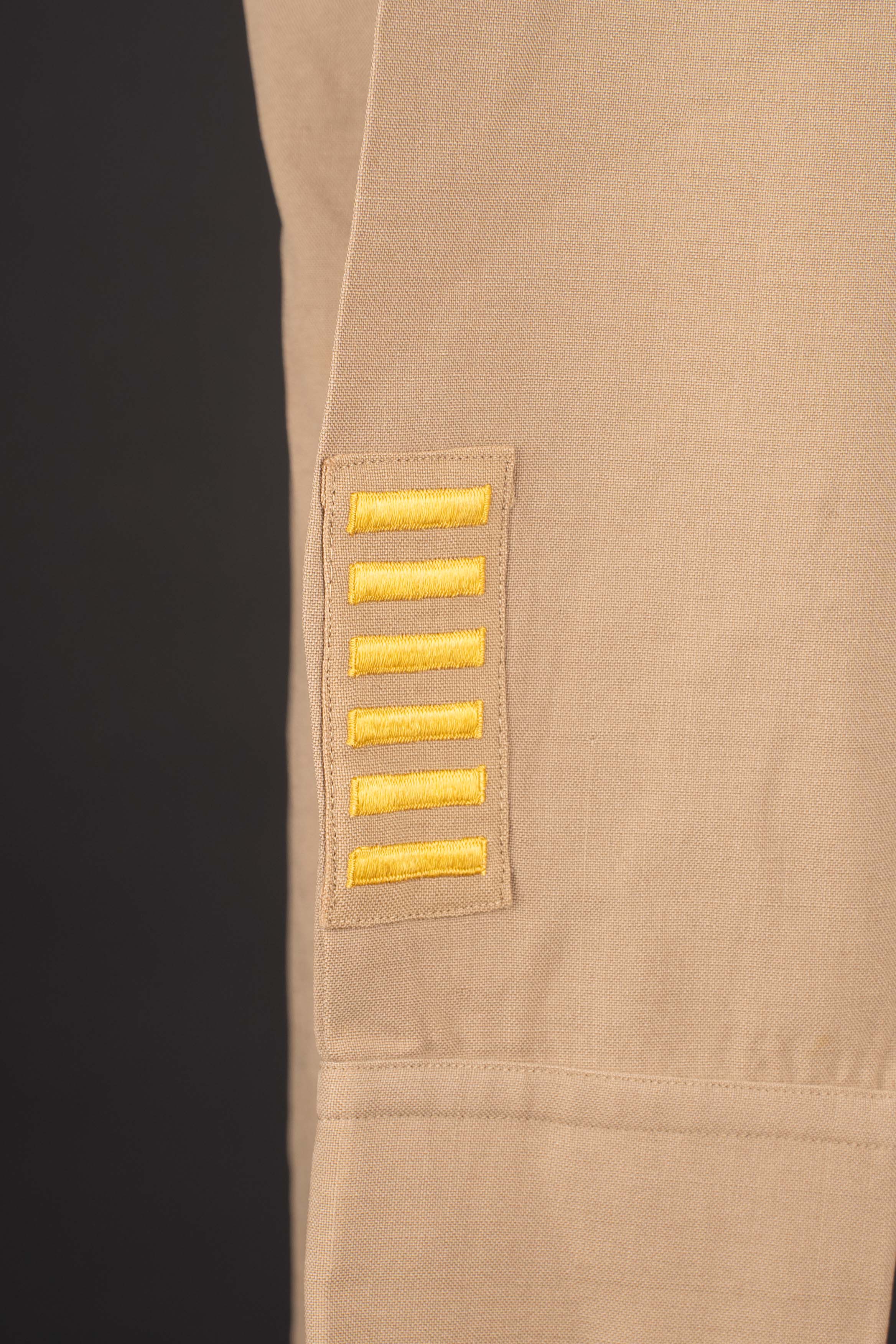 Chemise d'officier chino. Khaki officer’s shirt — photo 7