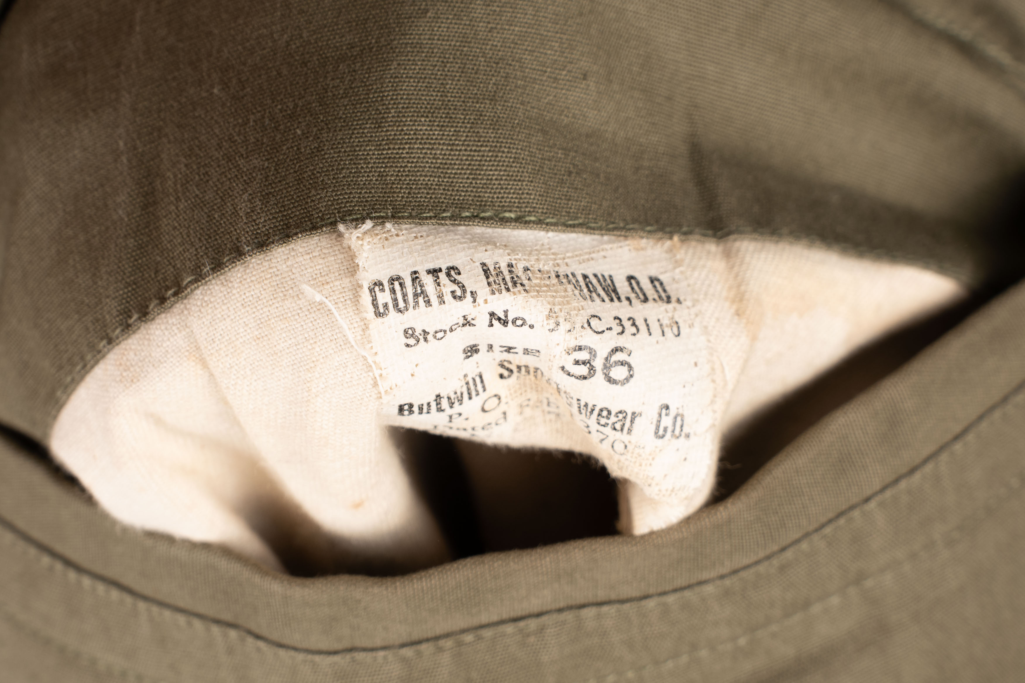 Mackinaw US. US Army mackinaw jacket. — photo 7