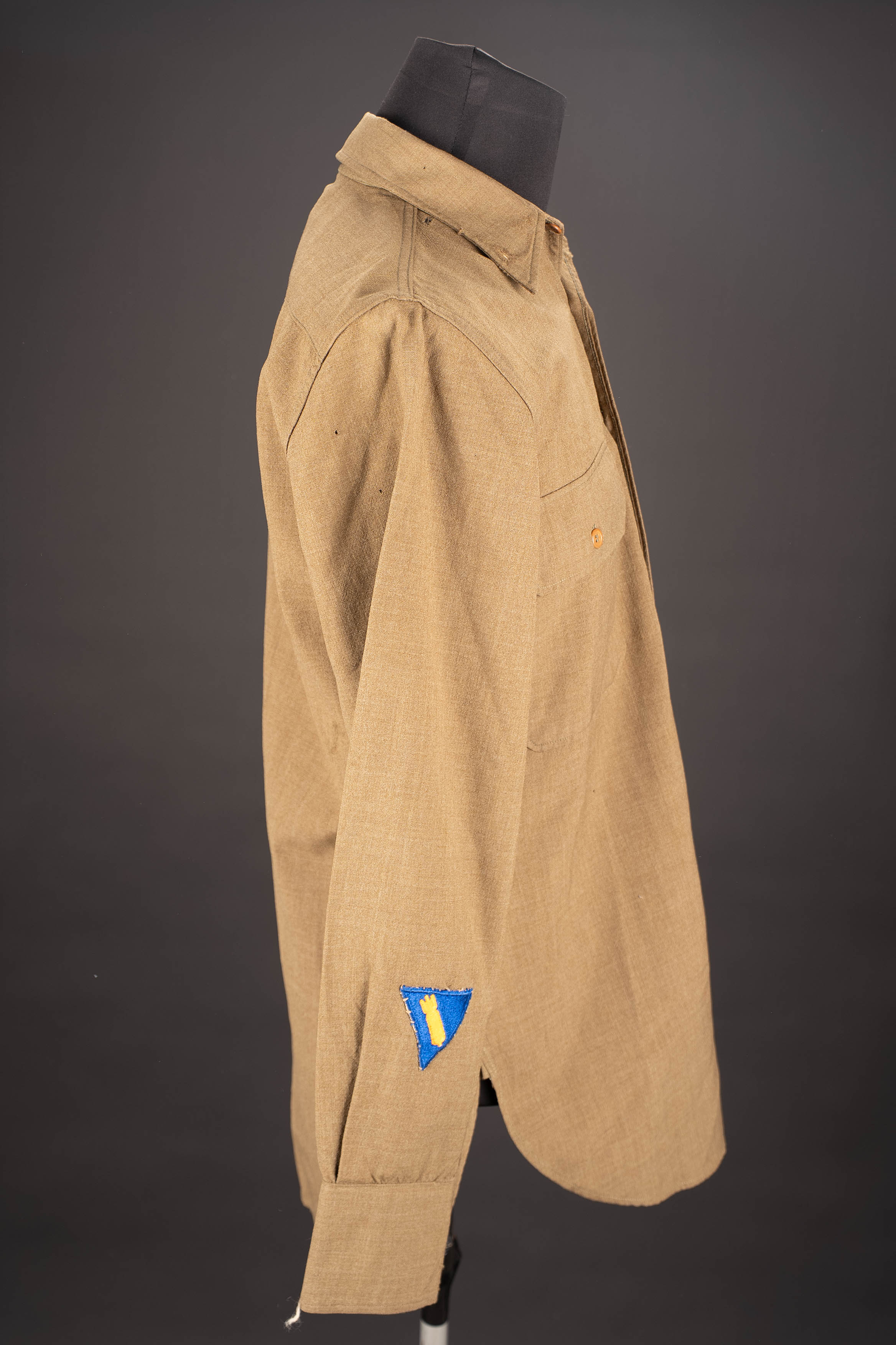 Chemise moutarde. US Army shirt. — photo 4