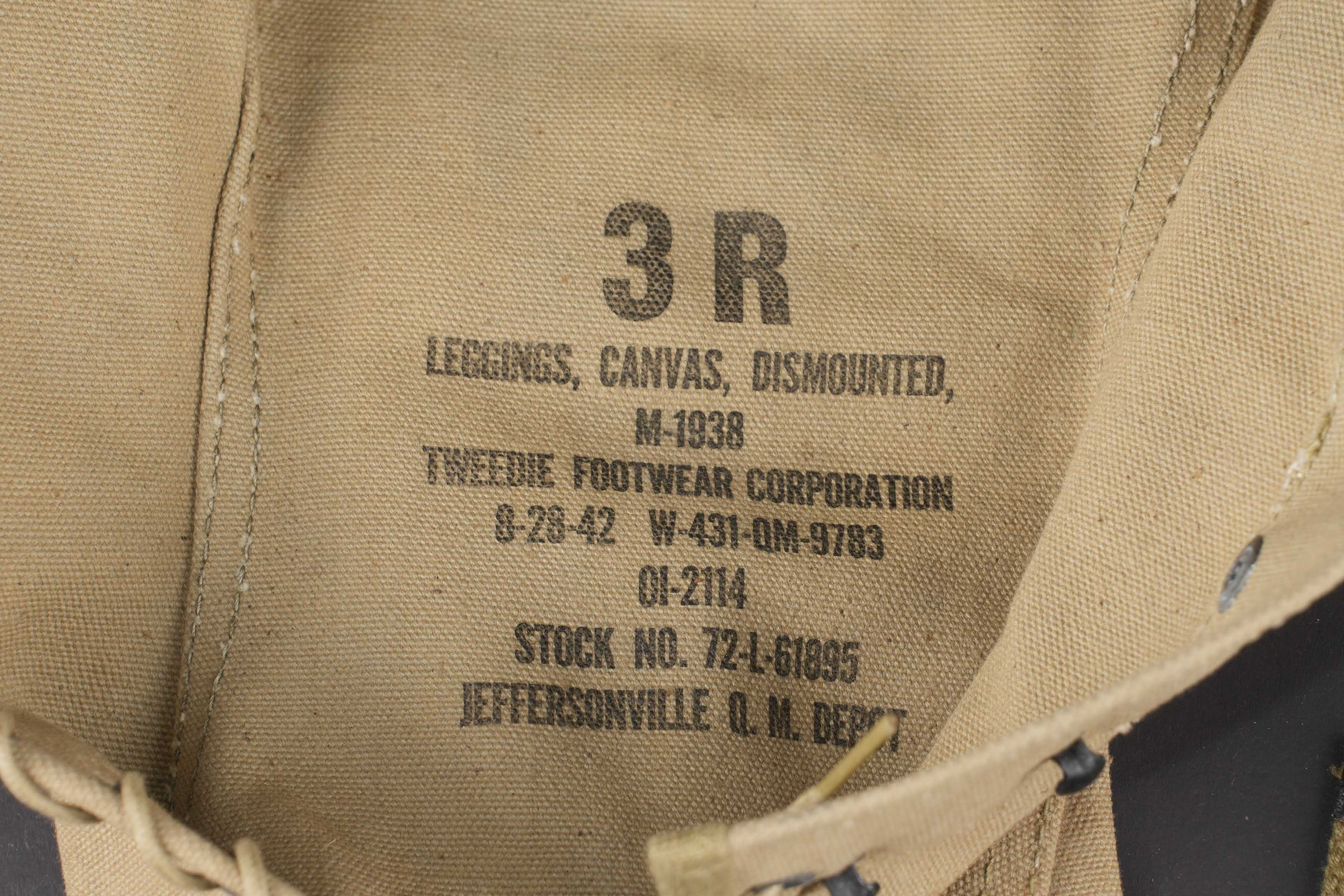 Guêtres US. US army gaiters. — photo 5