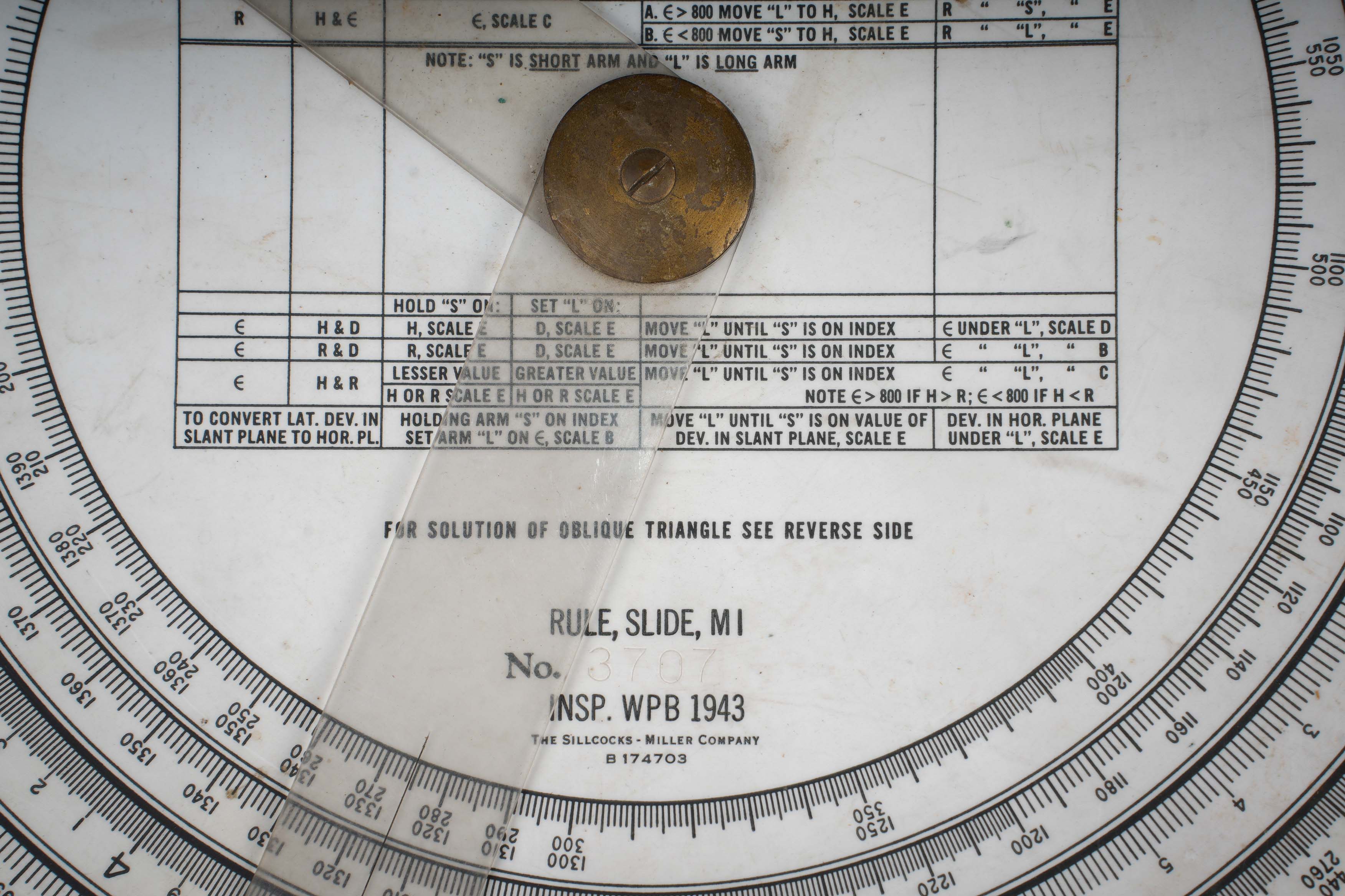 Disque de calcul M1. US M1 calculating disk — photo 4