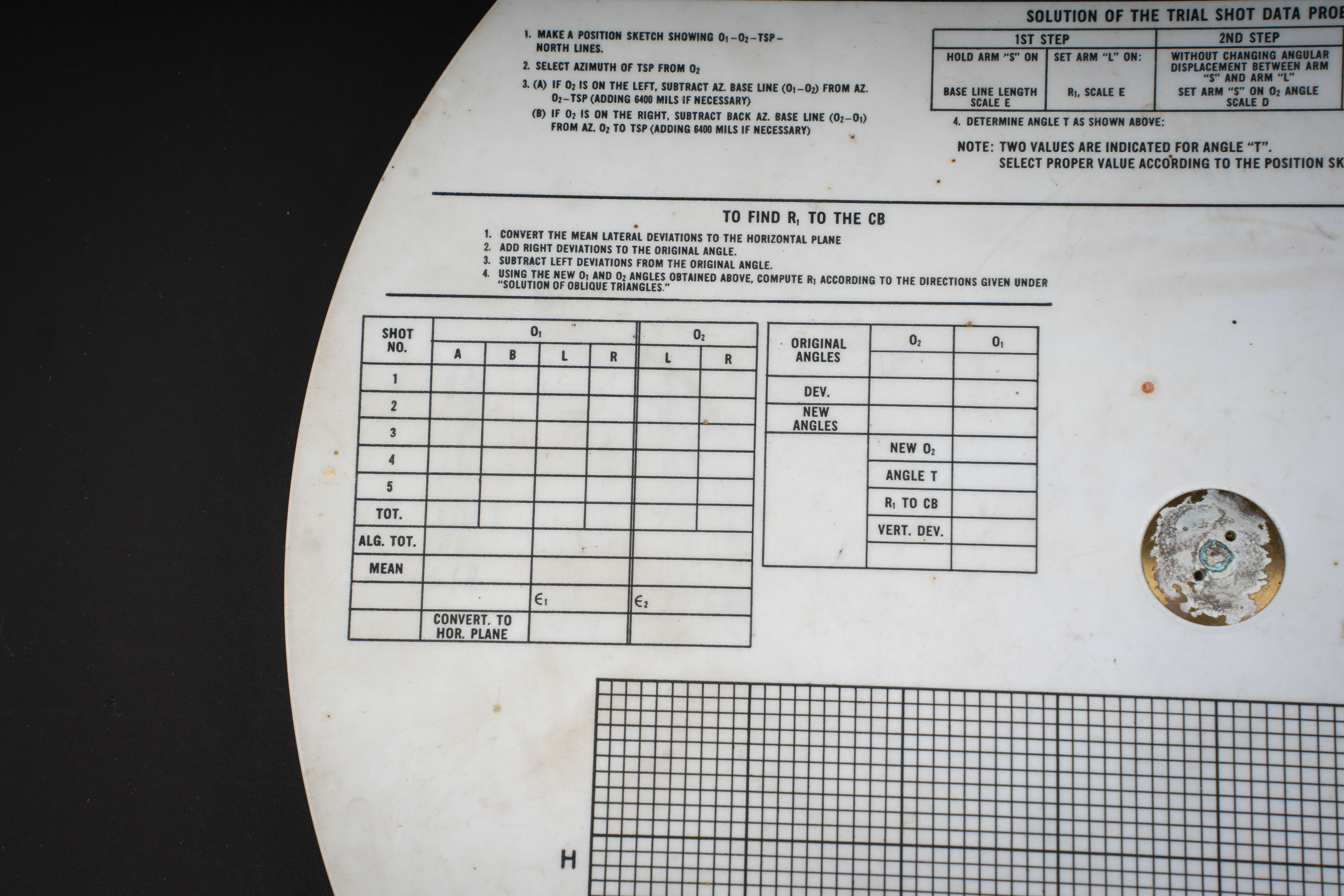 Disque de calcul M1. US M1 calculating disk — photo 8