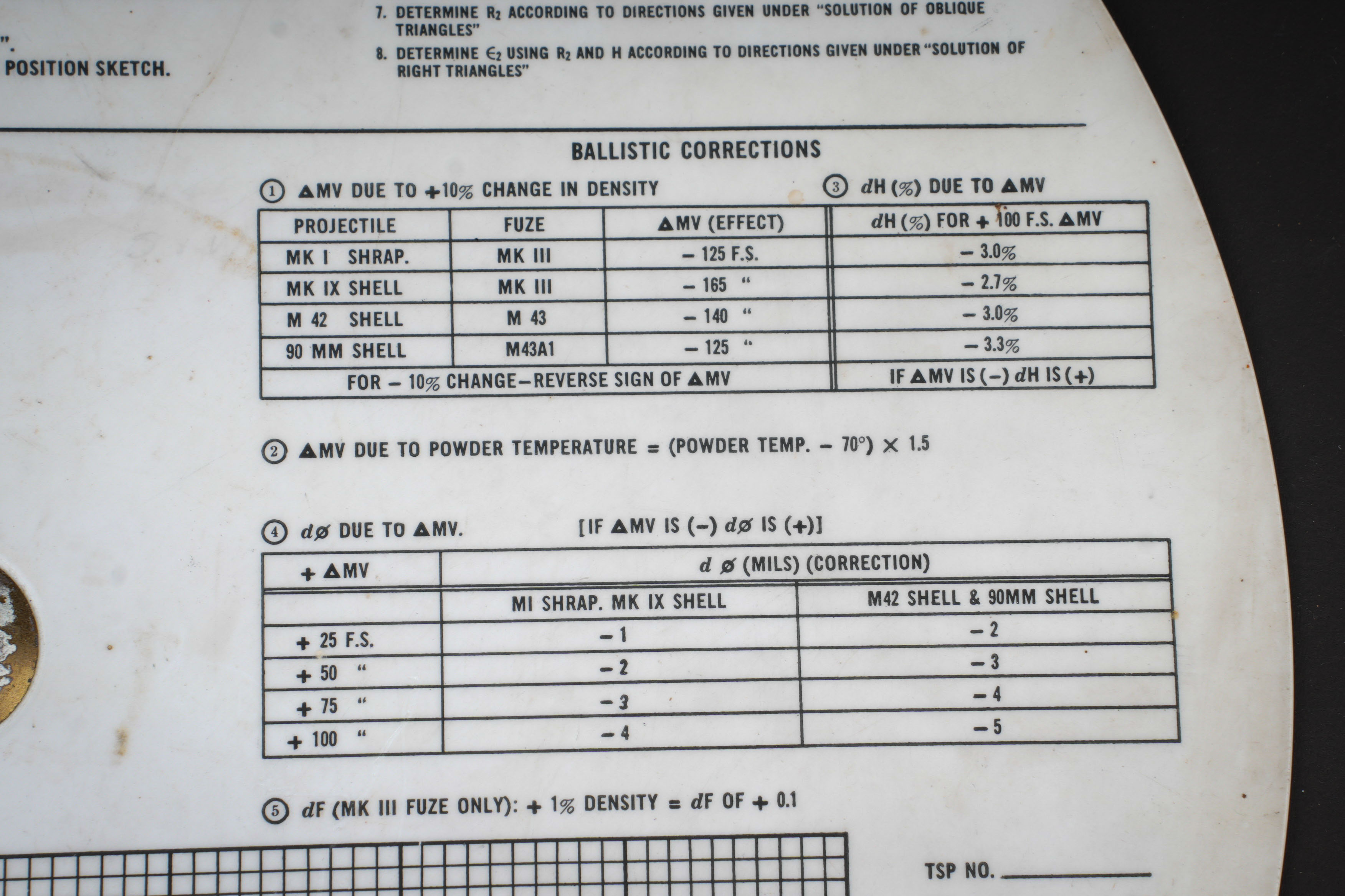 Disque de calcul M1. US M1 calculating disk — photo 9