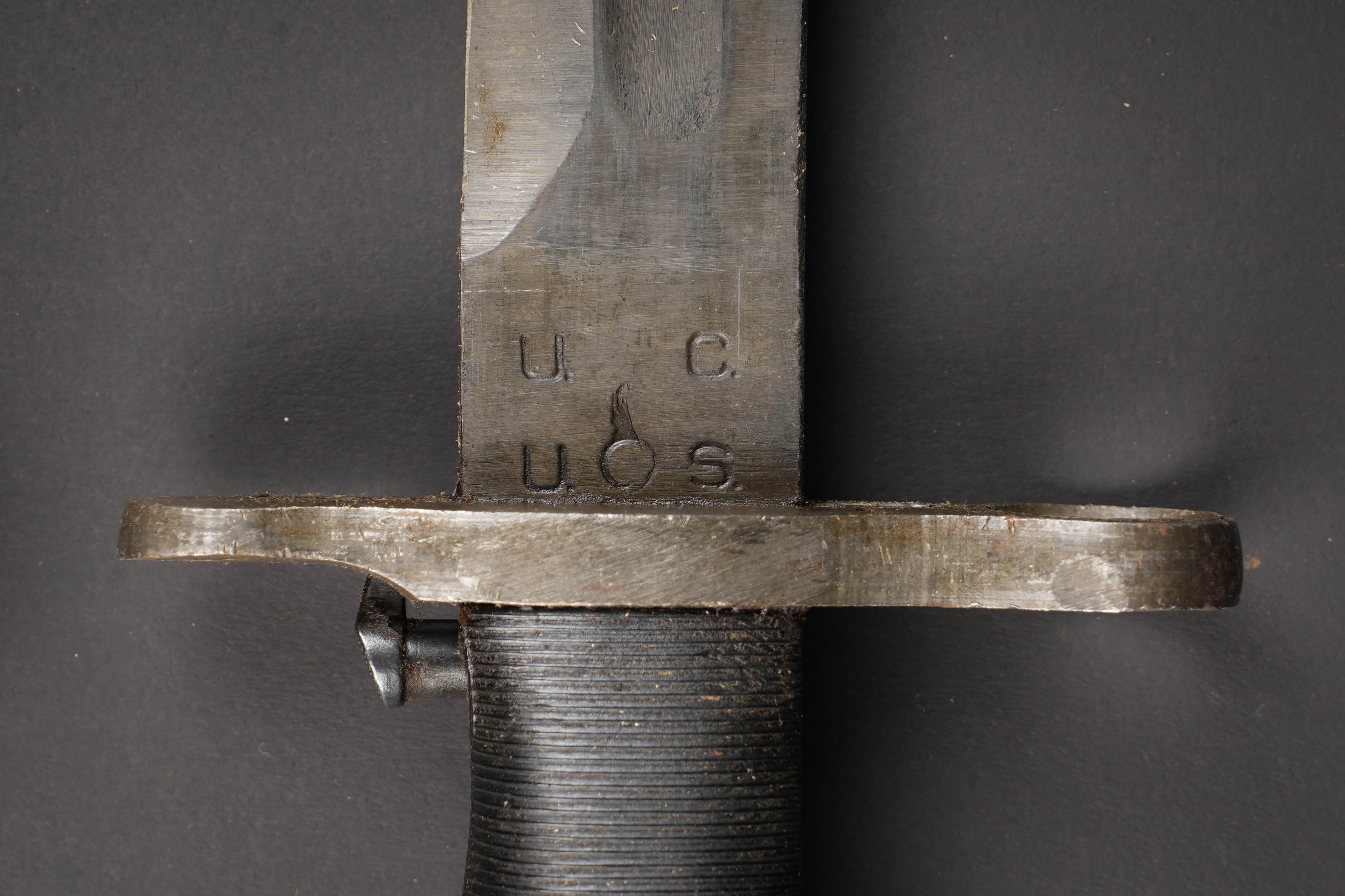 Baïonnette courte de Garand. US M1 Garand bayonet. — photo 3