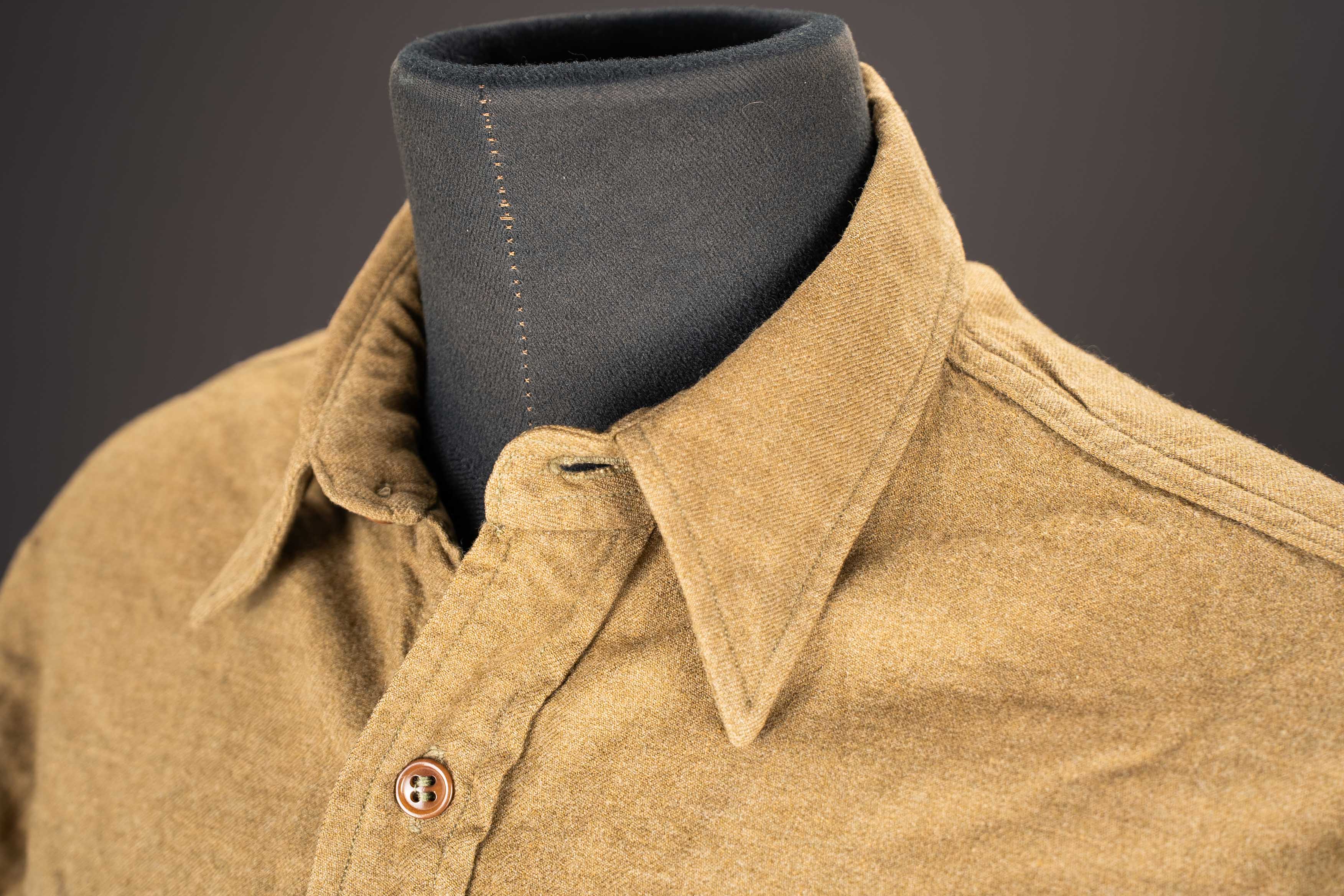 Chemise moutarde. US army shirt — photo 2