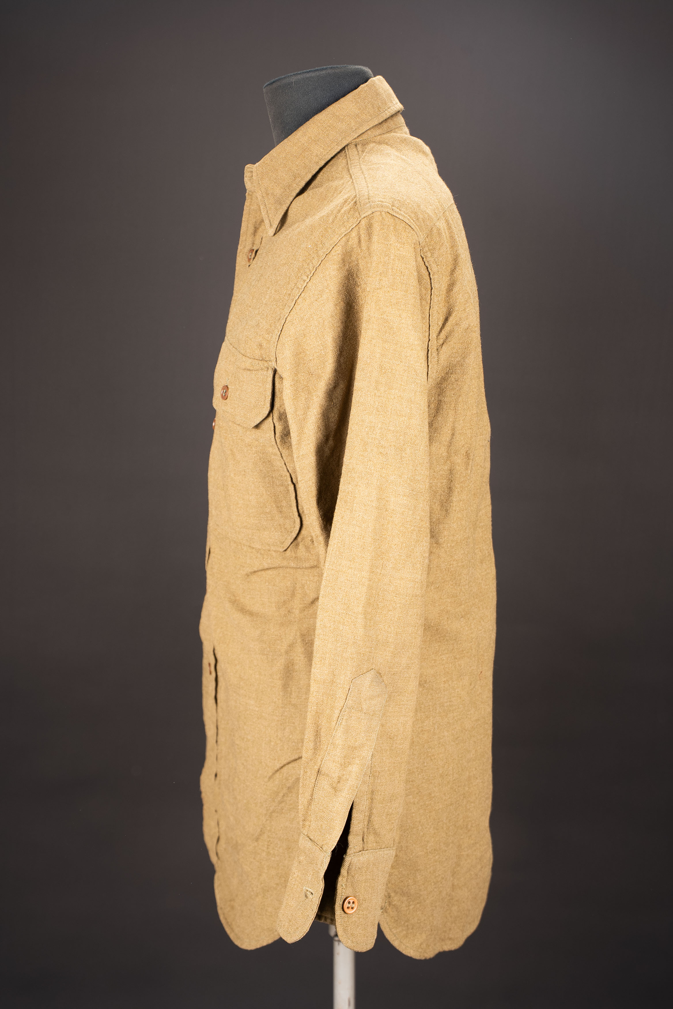 Chemise moutarde. US army shirt — photo 4