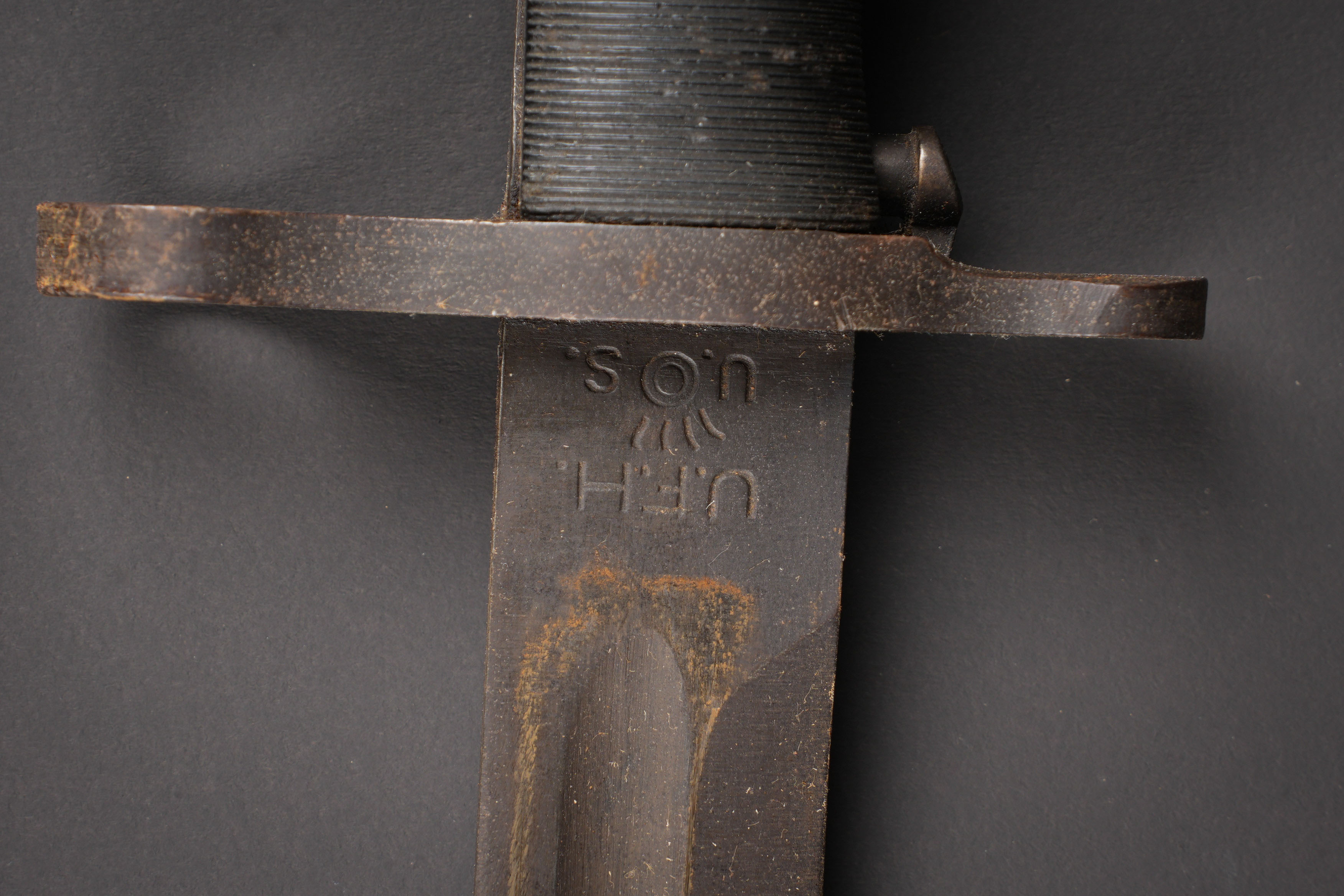 Baïonnette courte de Garand. US M1 Garand bayonet. — photo 2