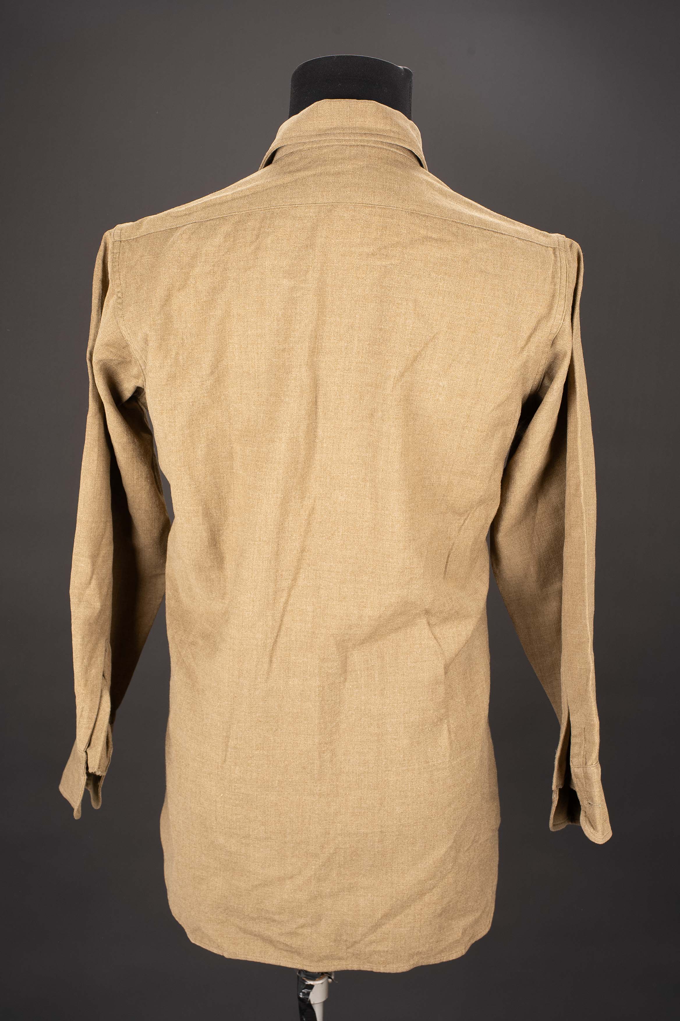 Chemise moutarde US. US Army mustard shirt. — photo 5