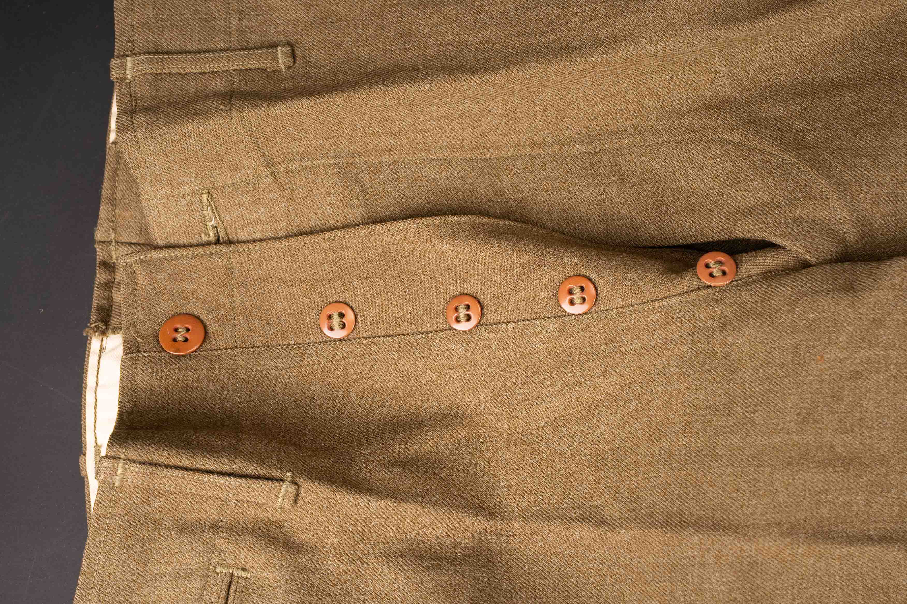 Pantalon moutarde US. US army mustard trousers. — photo 3