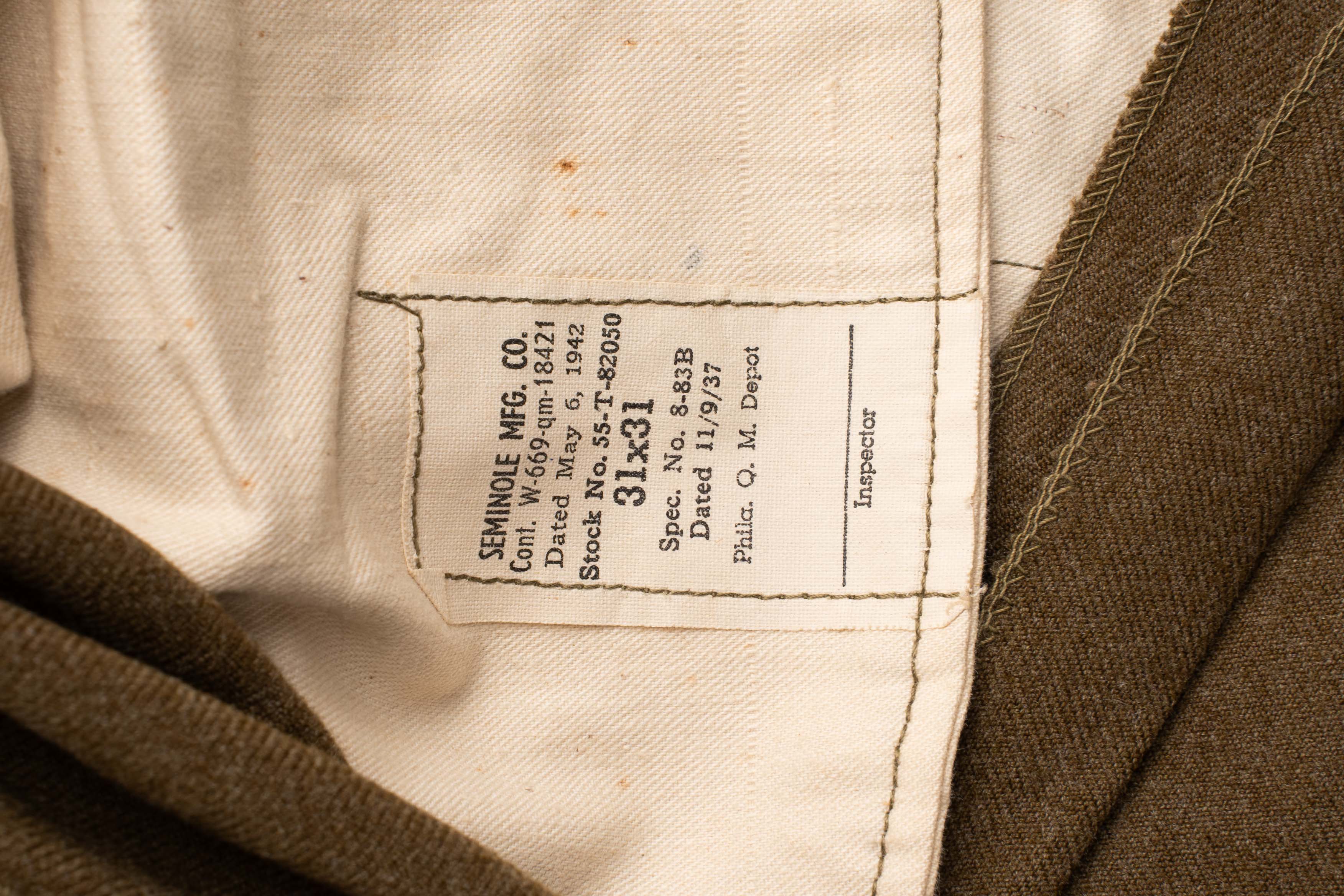 Pantalon moutarde US. US army mustard trousers. — photo 7