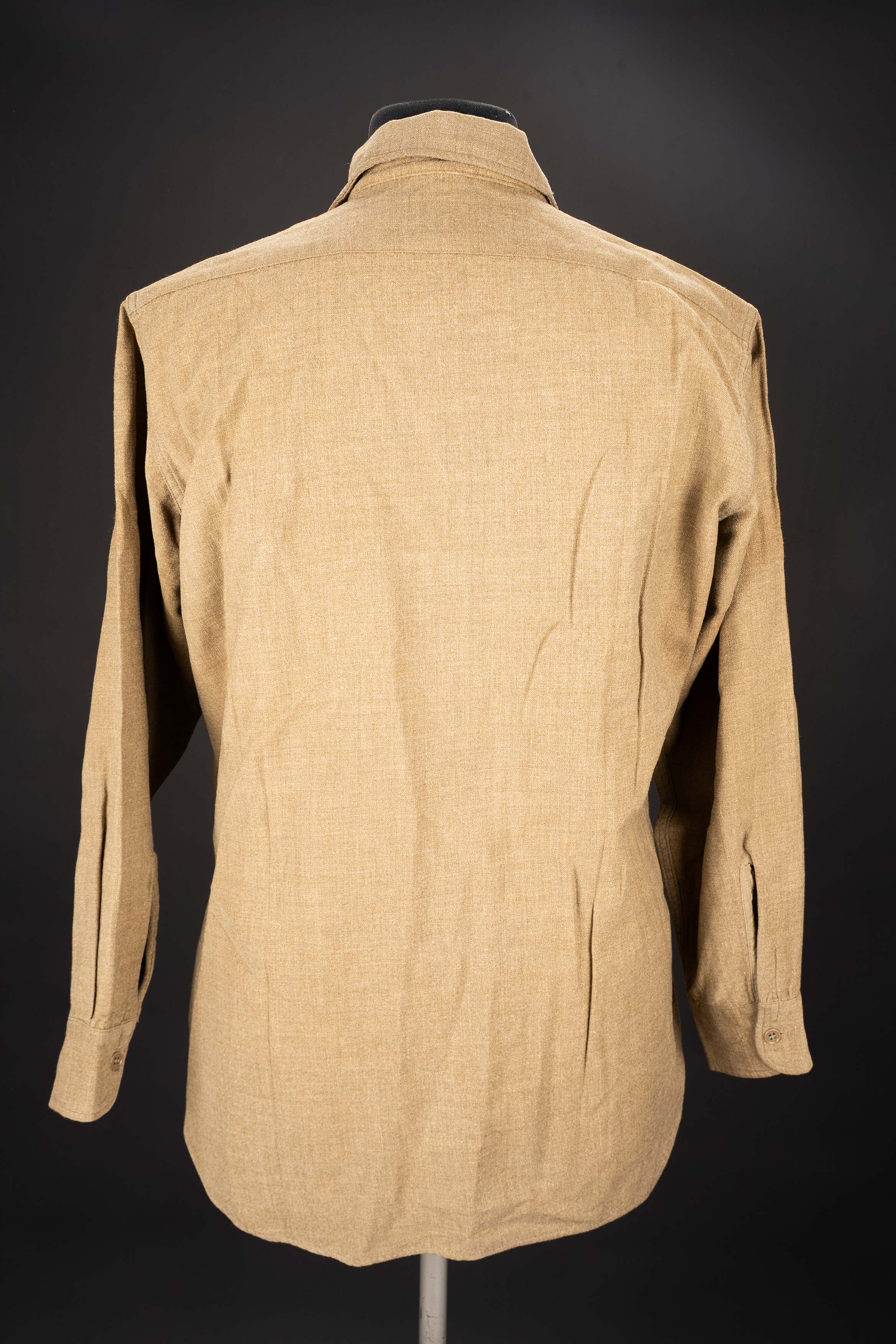 Chemise moutarde. US Army mustard shirt. — photo 6