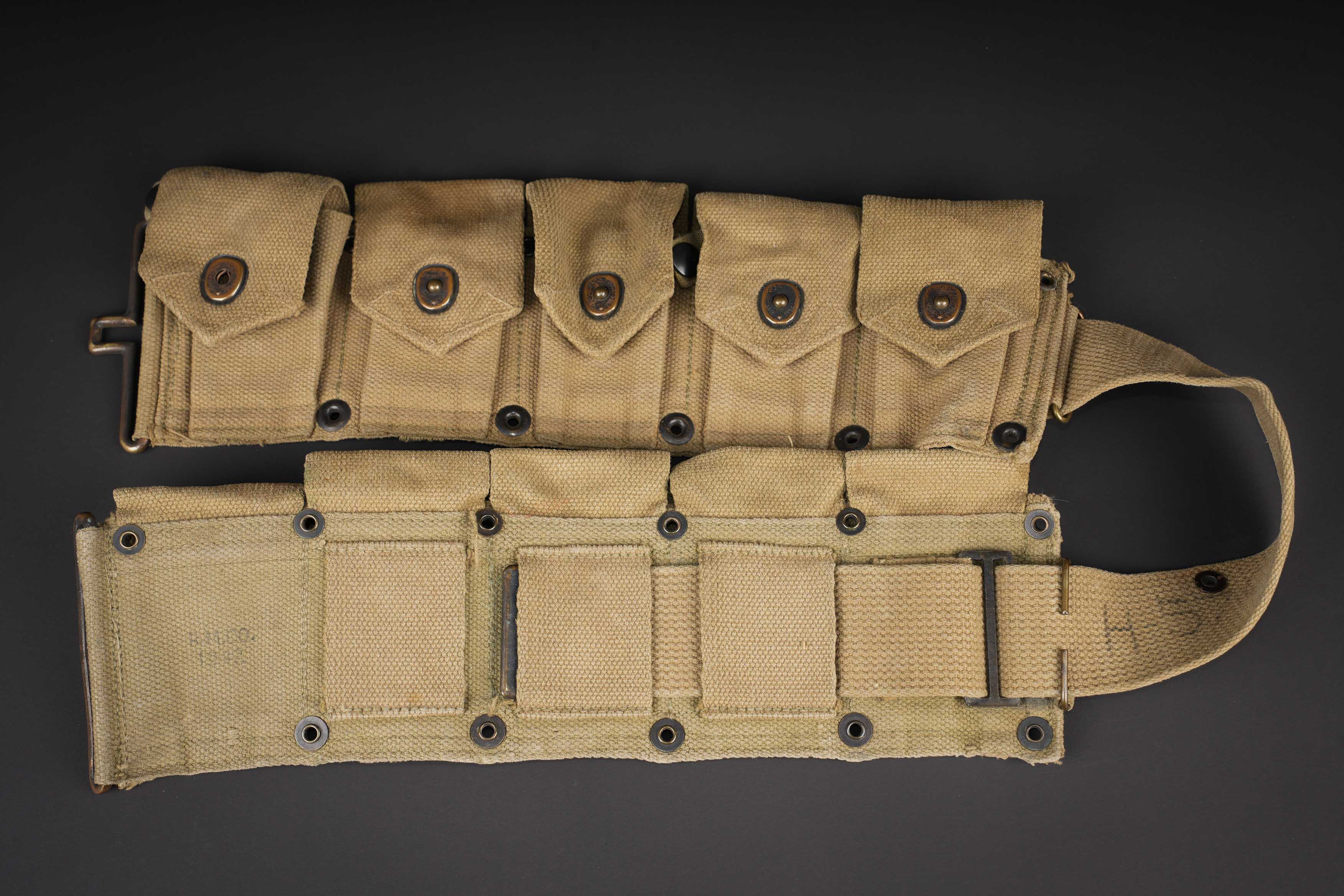 Ceinturon Garand US. US Army Garand belt. — photo 1