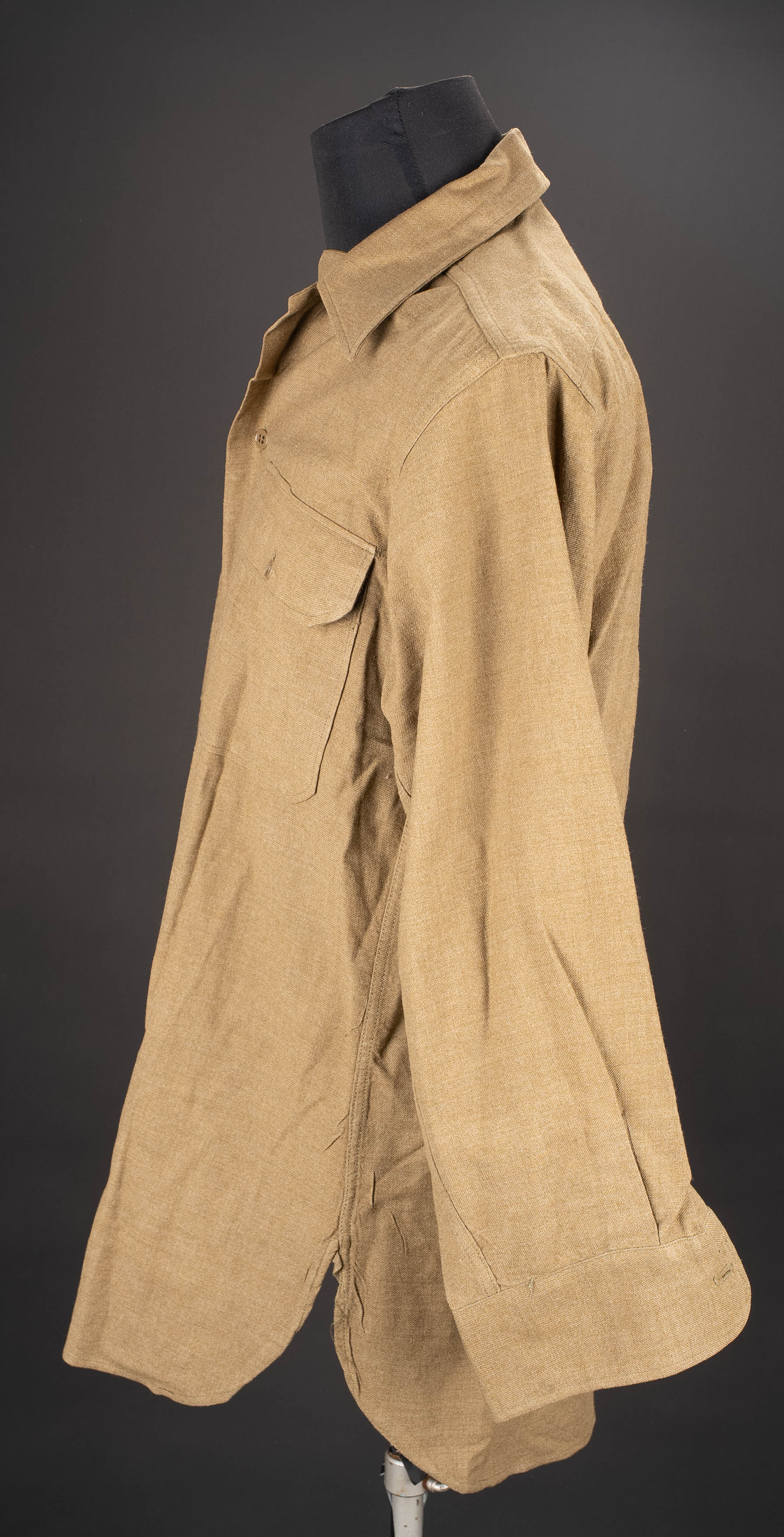 Chemise moutarde US. US Army mustard shirt. — photo 7