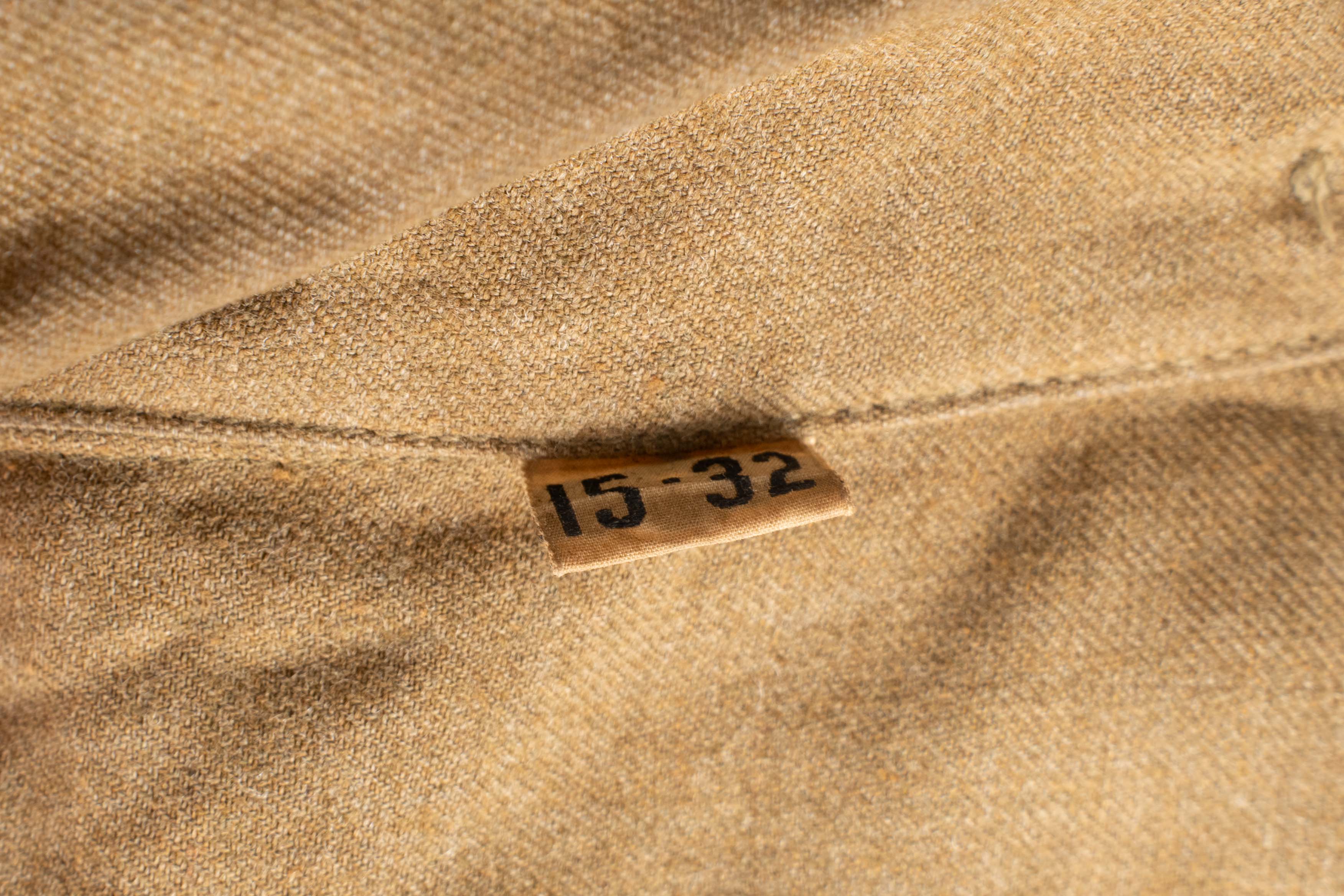 Chemise moutarde US. US Army mustard shirt. — photo 9