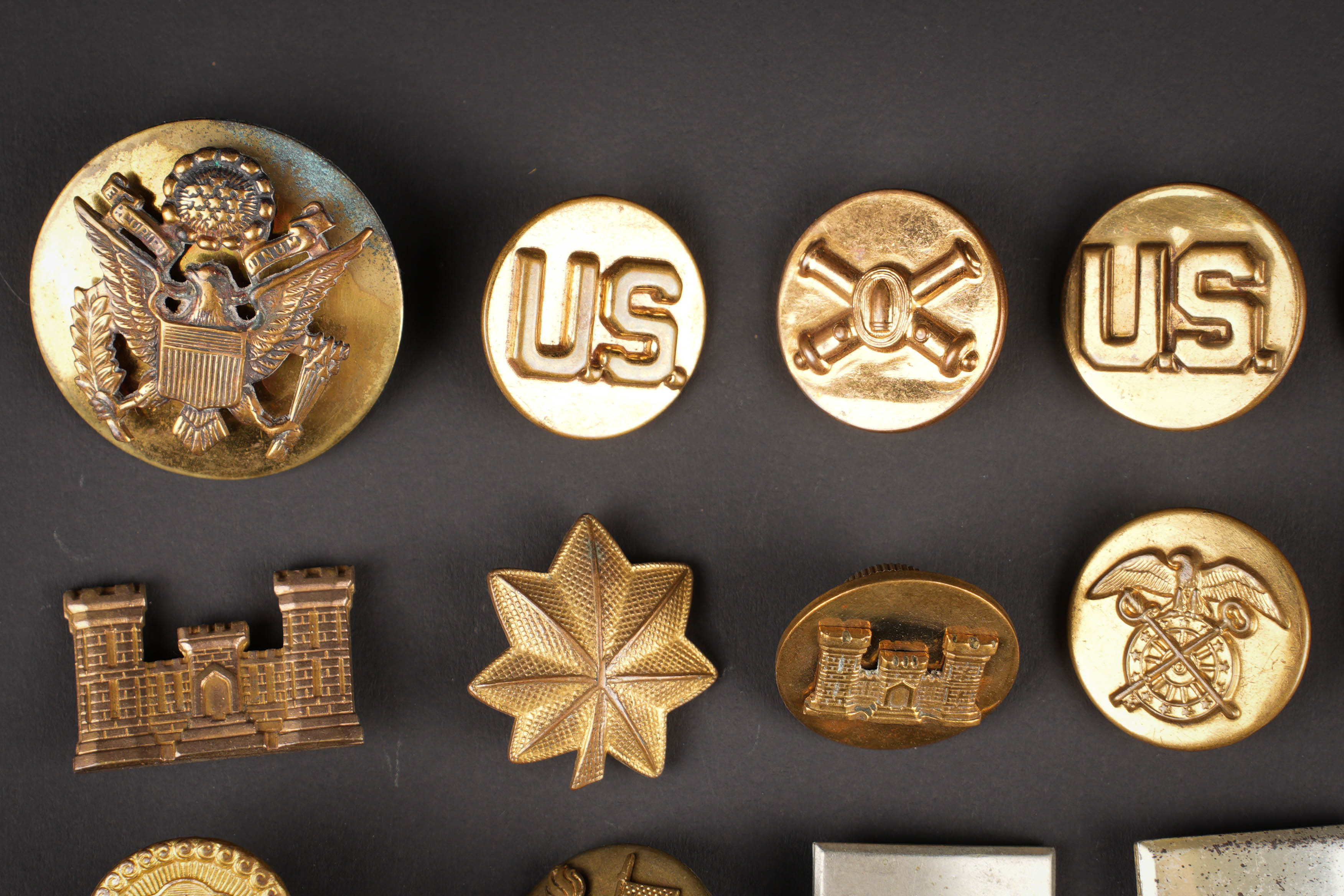 Insignes de col US. US Army insignia. — photo 2