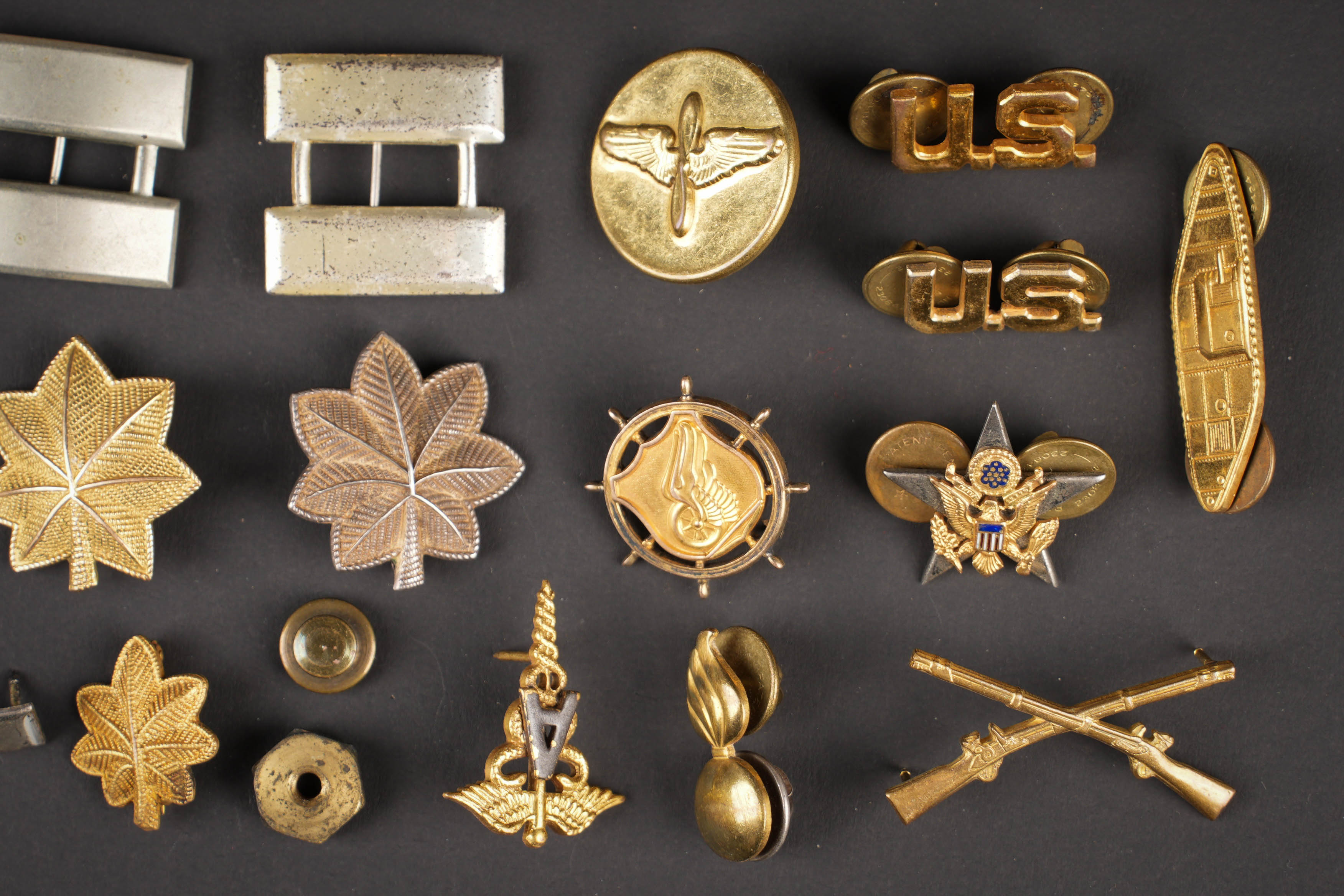 Insignes de col US. US Army insignia. — photo 5