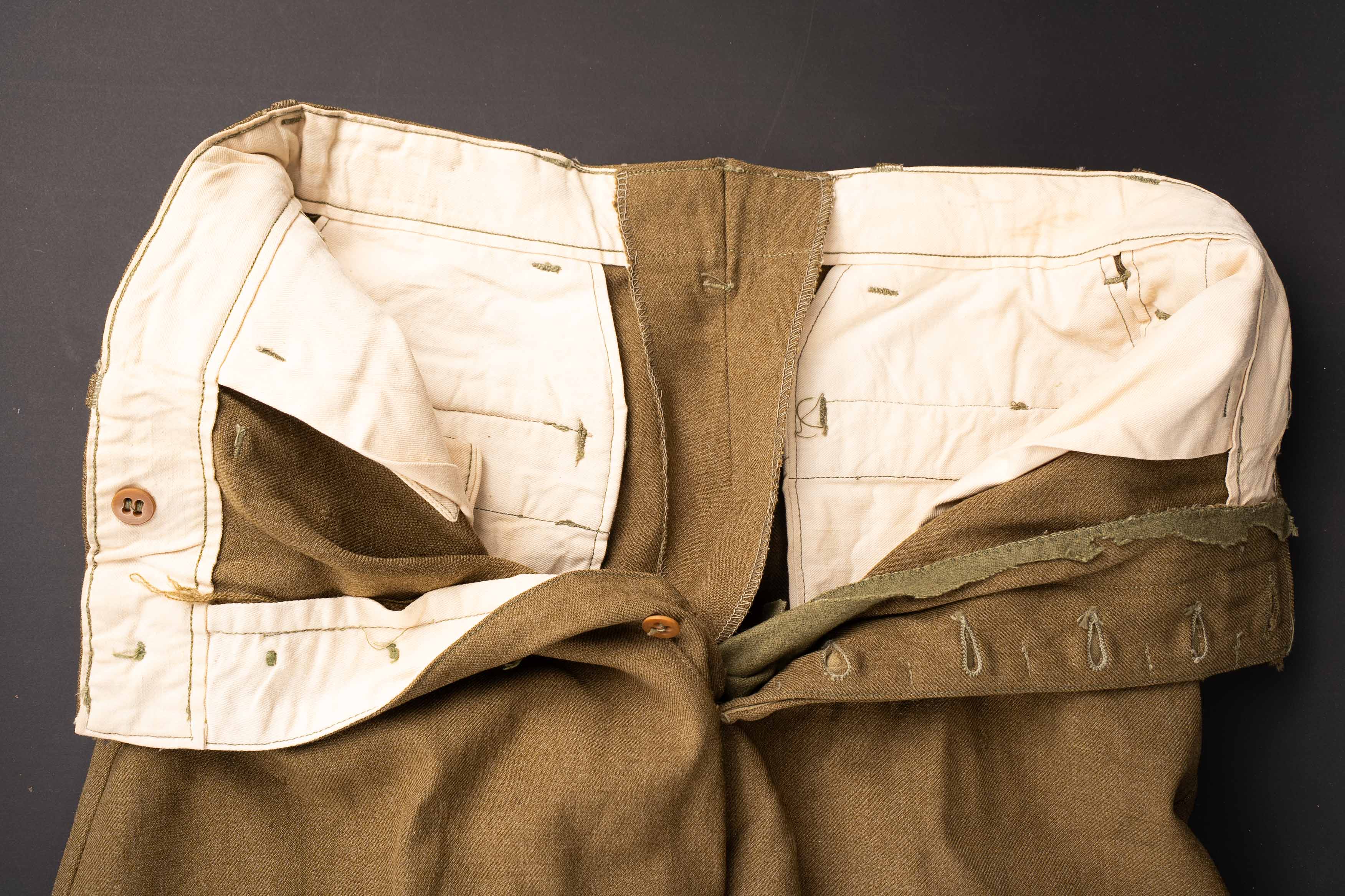 Pantalon moutarde US. US army mustard trousers. — photo 6