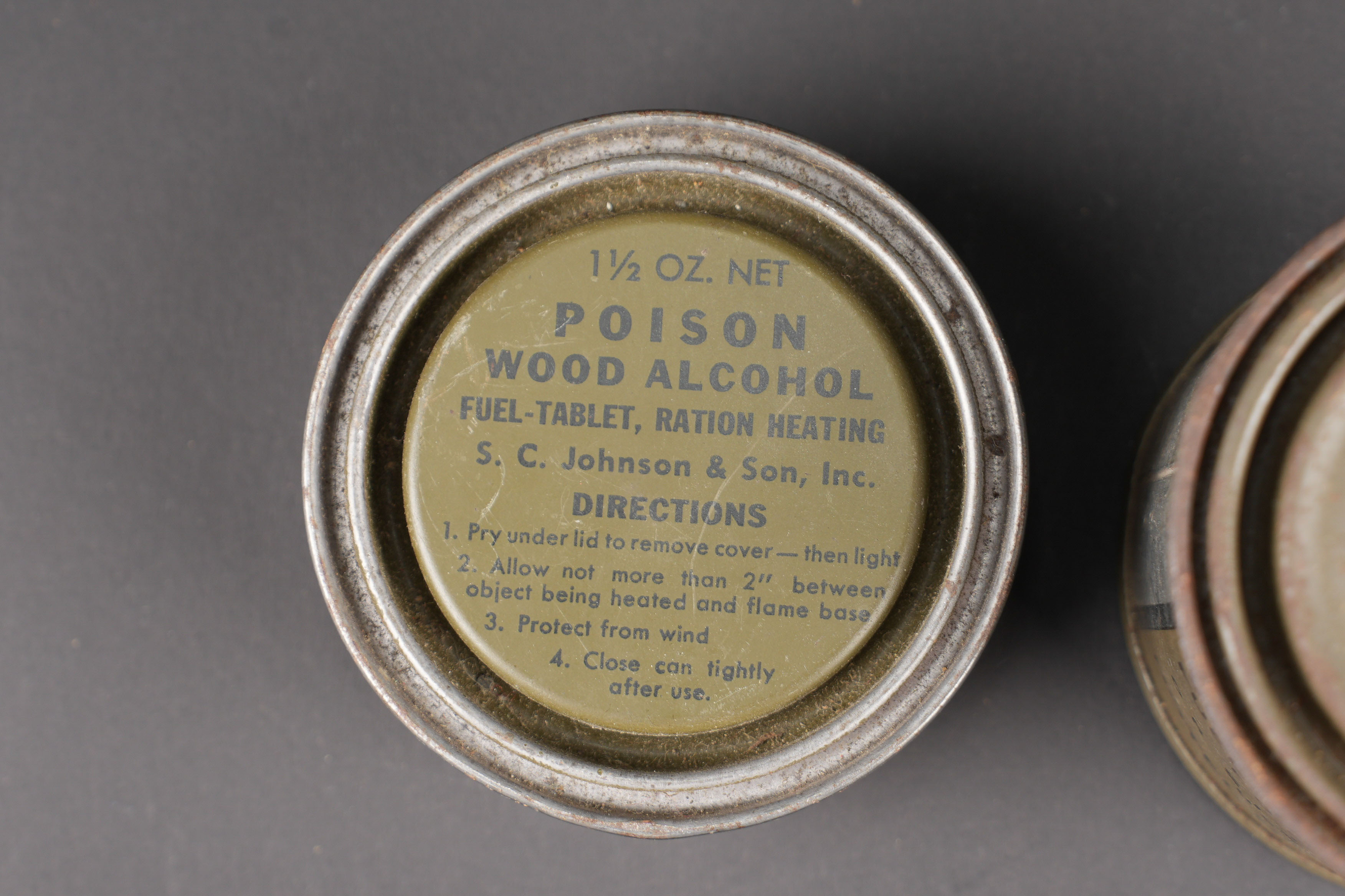 Boites d'alcohol US. US alcohol tins. — photo 5