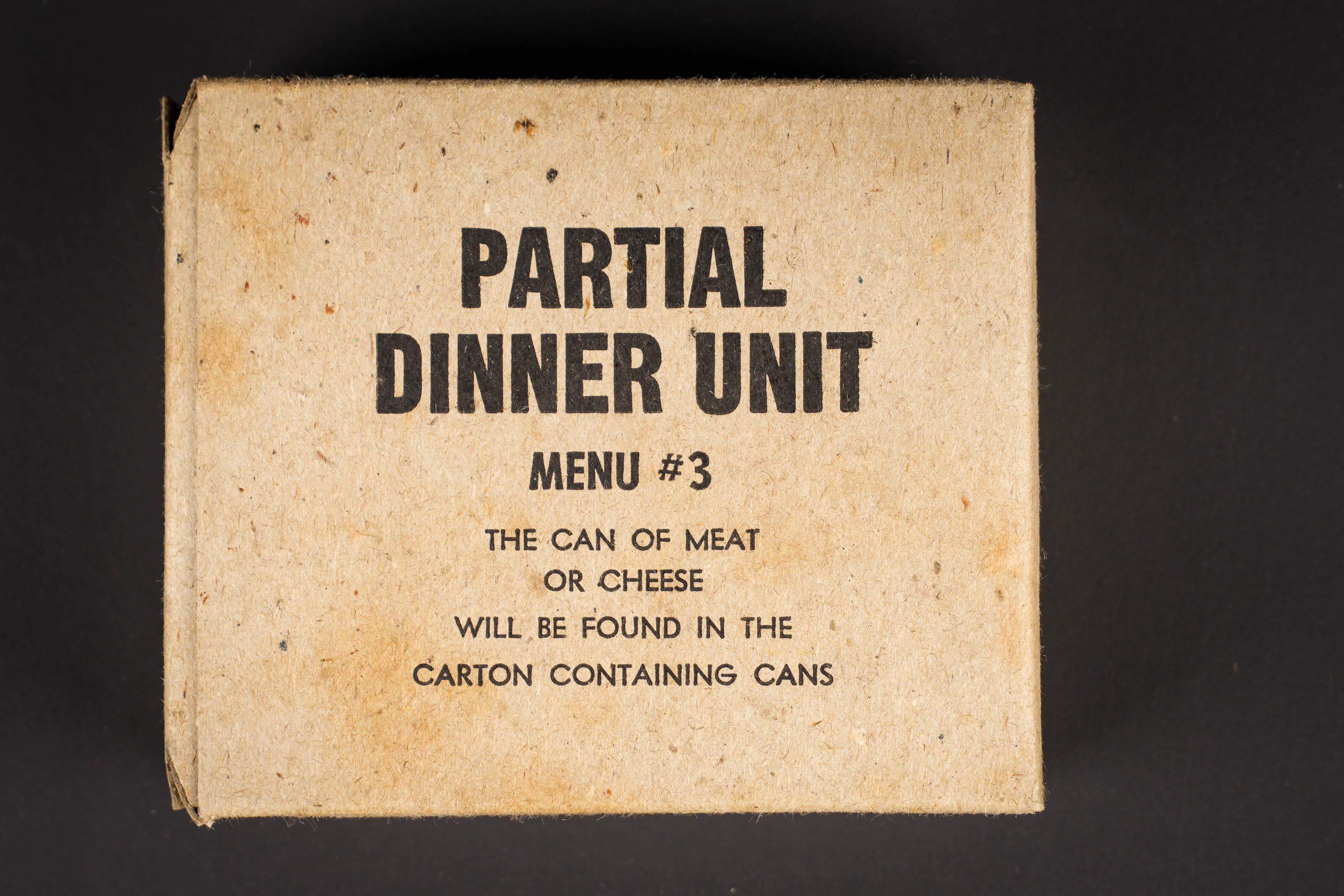 Ration Dinner Unit. US Army Dinner Unit ration. — photo 1