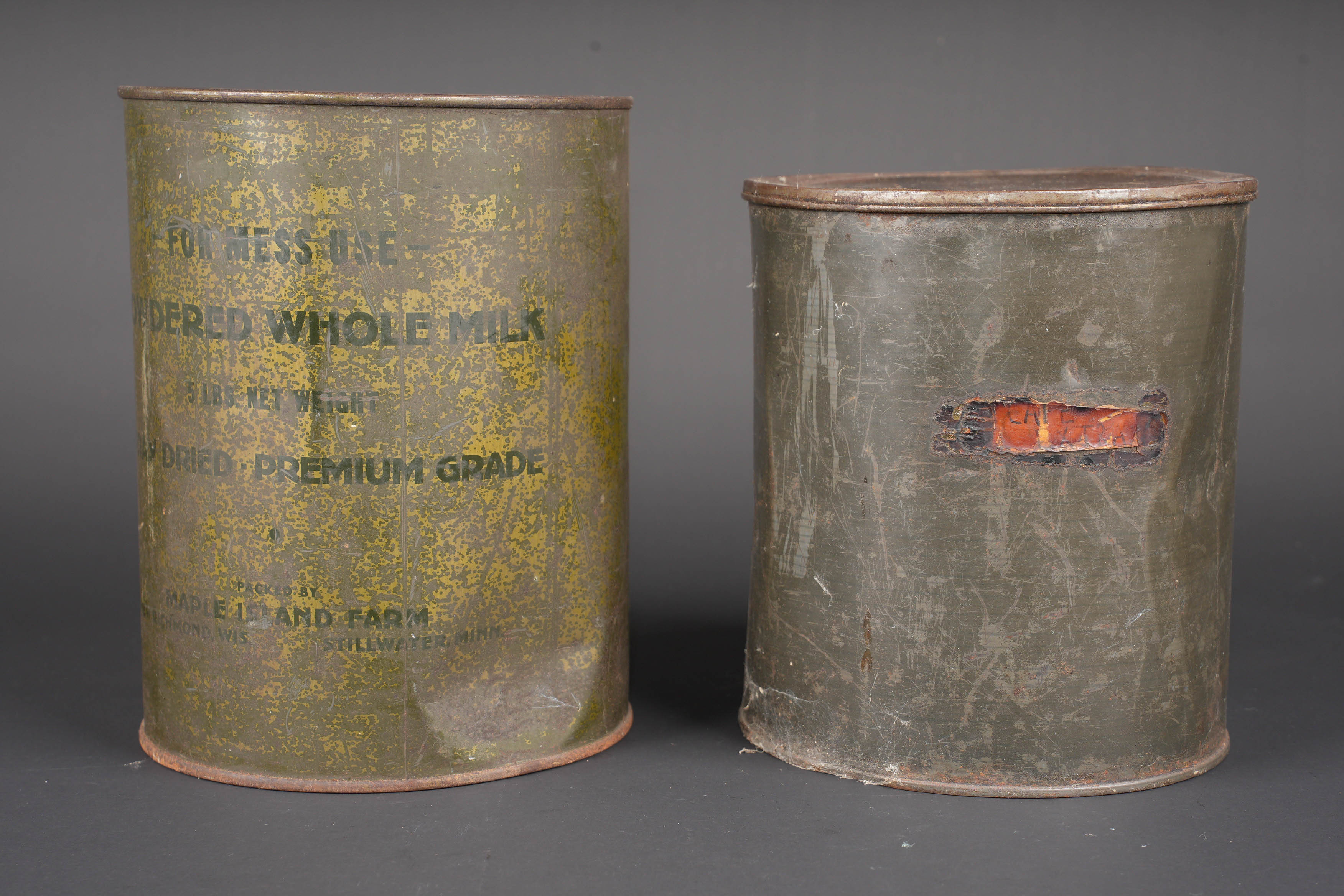Boites de ration US. US Army ration tins. — photo 1
