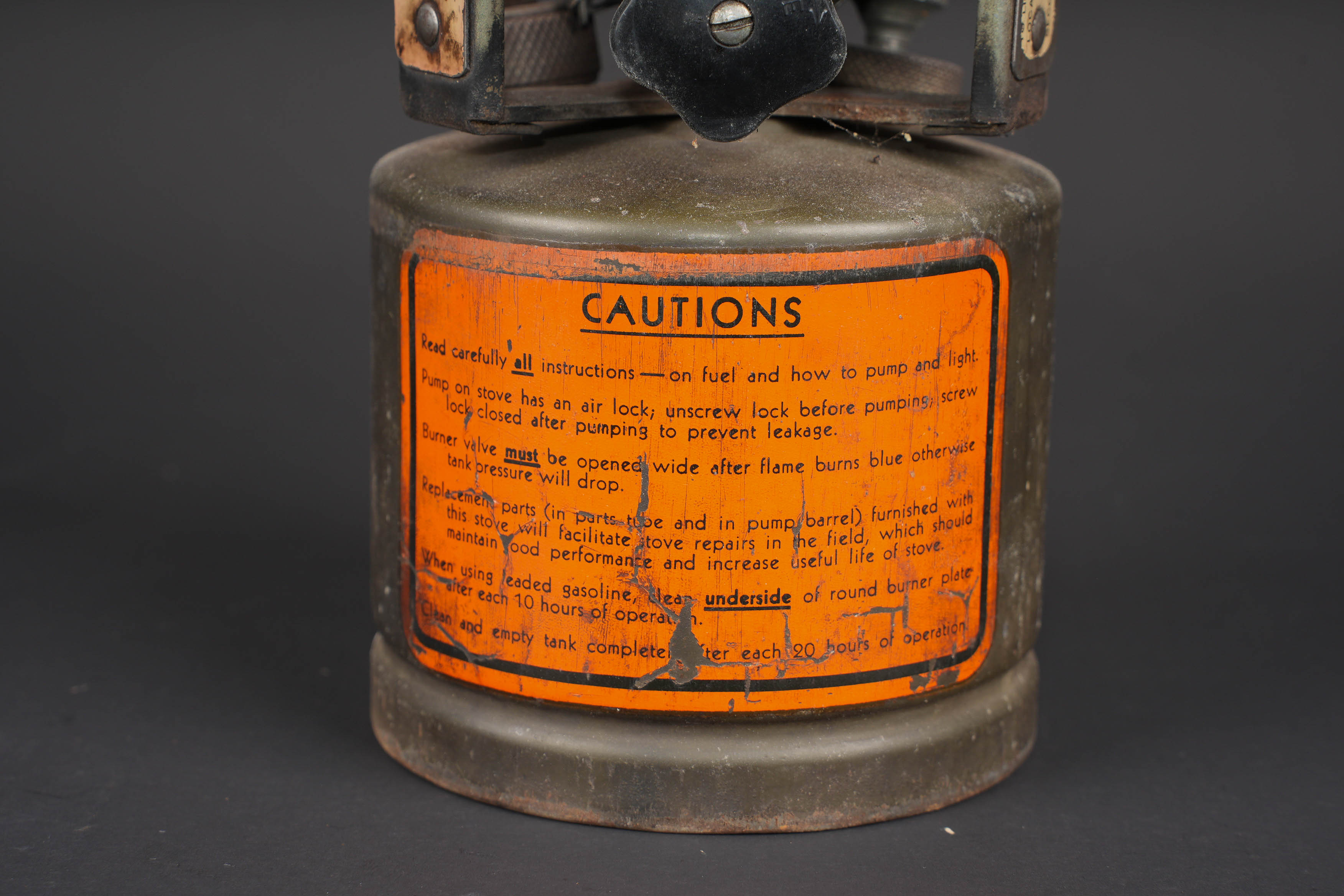 Réchaud Coleman. US Army Coleman stove. — photo 4