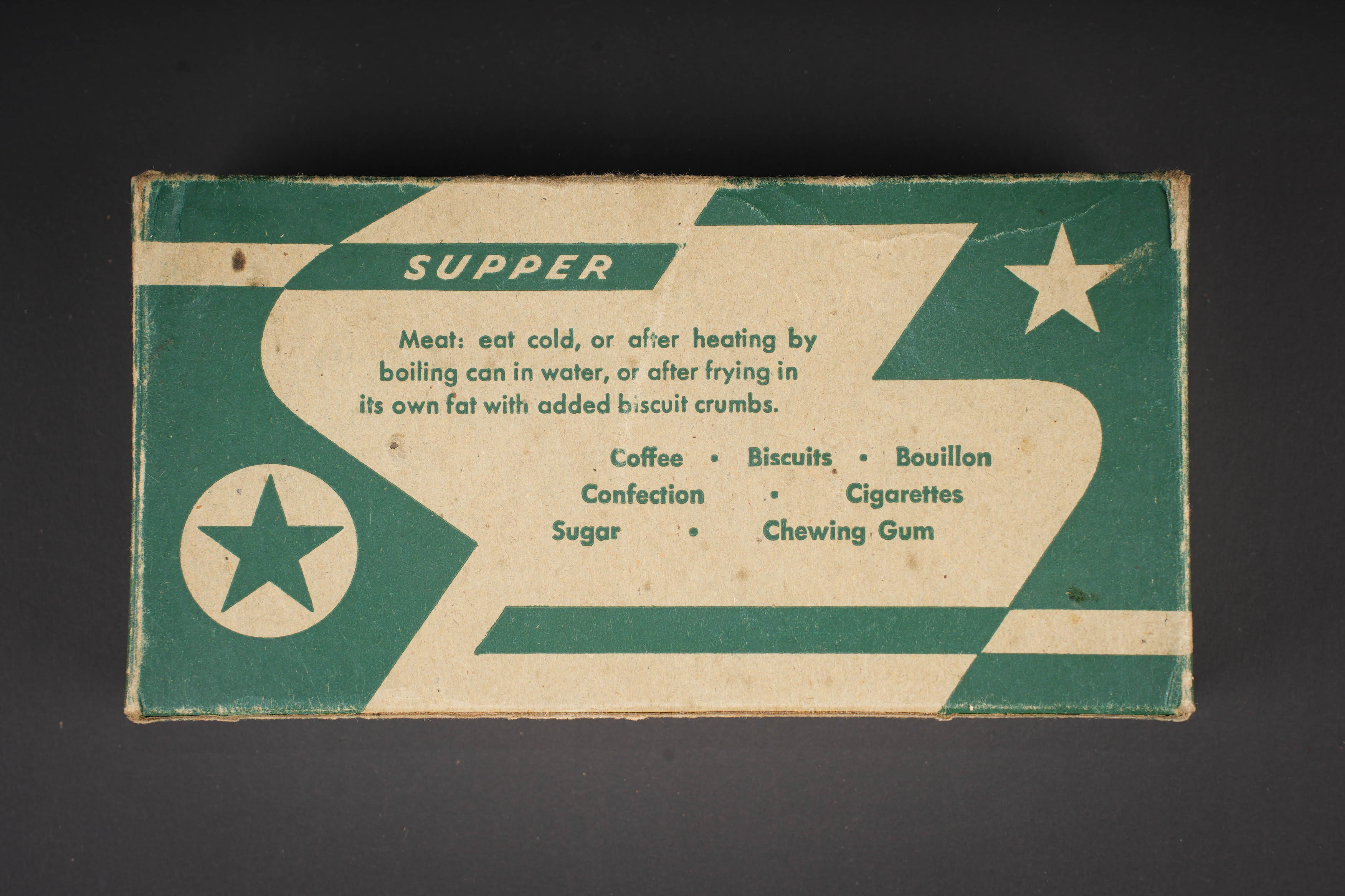 Boite de ration Supper K. US Army Supper K ration box. — photo 3