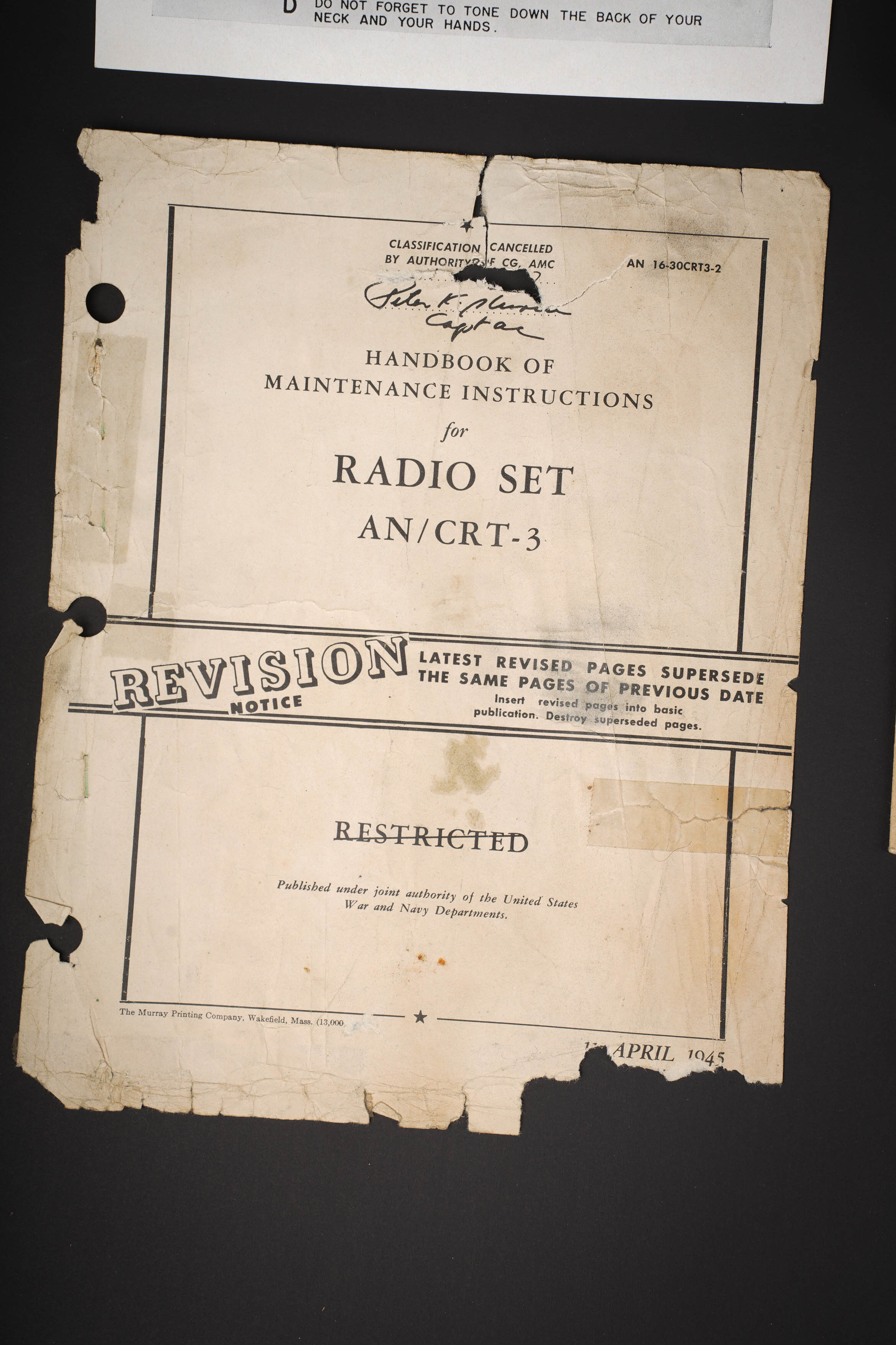 Notices d'équipement US. US Army equipment manuals. — photo 3