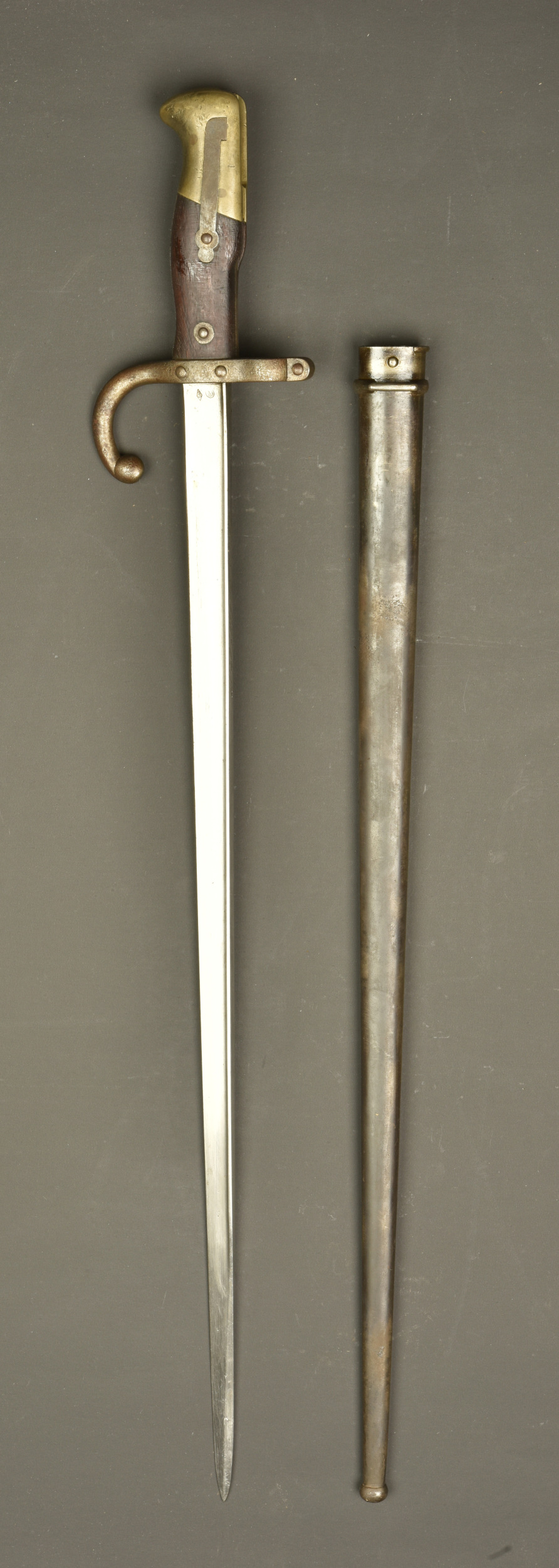 Baïonnette française Gras Mlle 1874. French Gras Model 1874 bayonet — photo 1