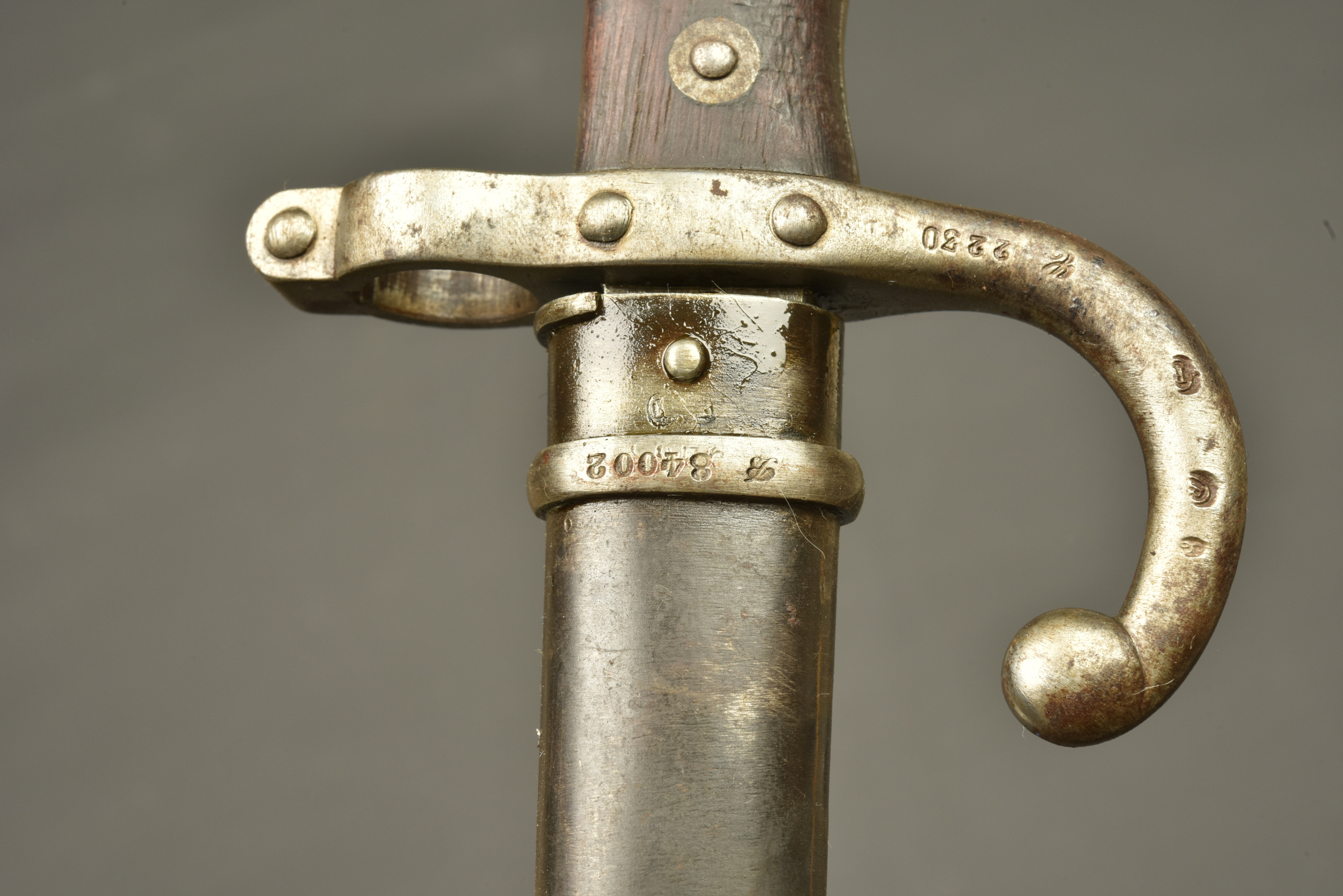 Baïonnette française Gras Mlle 1874. French Gras Model 1874 bayonet — photo 2