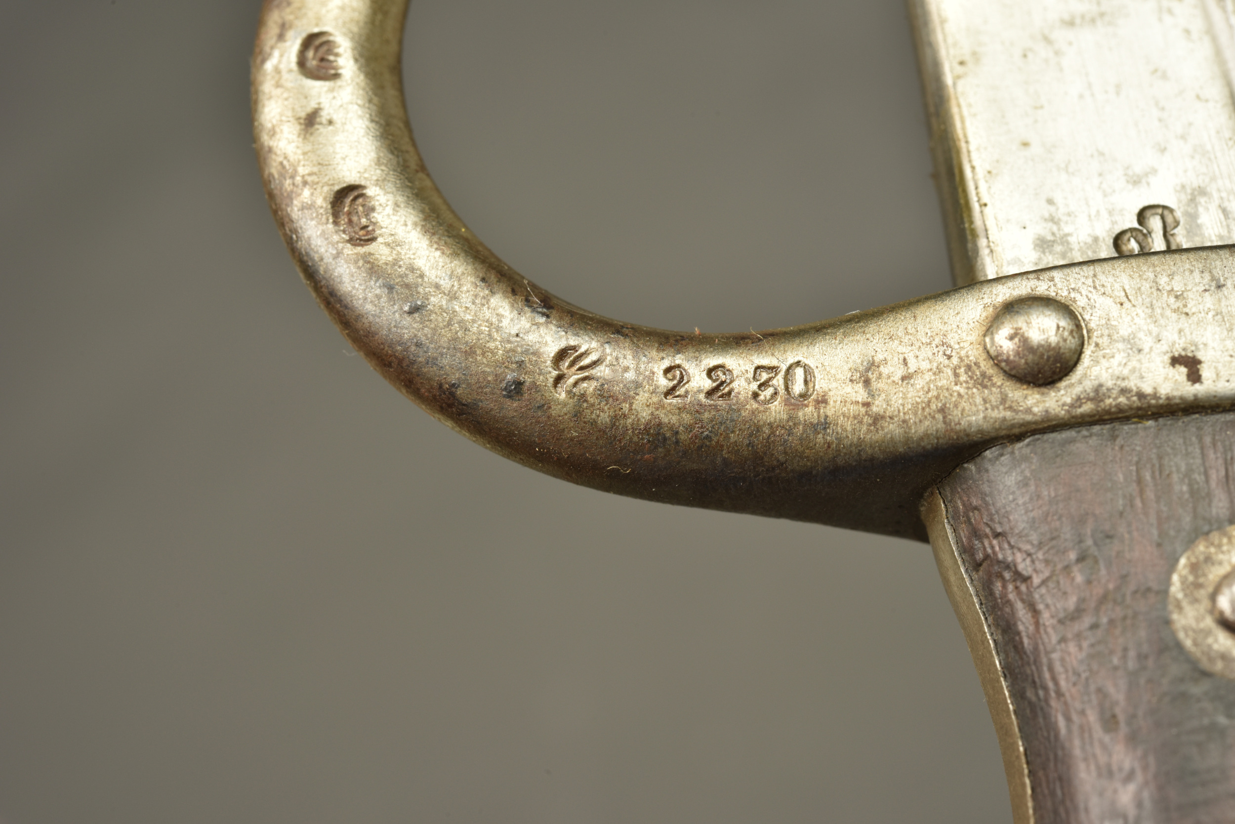 Baïonnette française Gras Mlle 1874. French Gras Model 1874 bayonet — photo 4