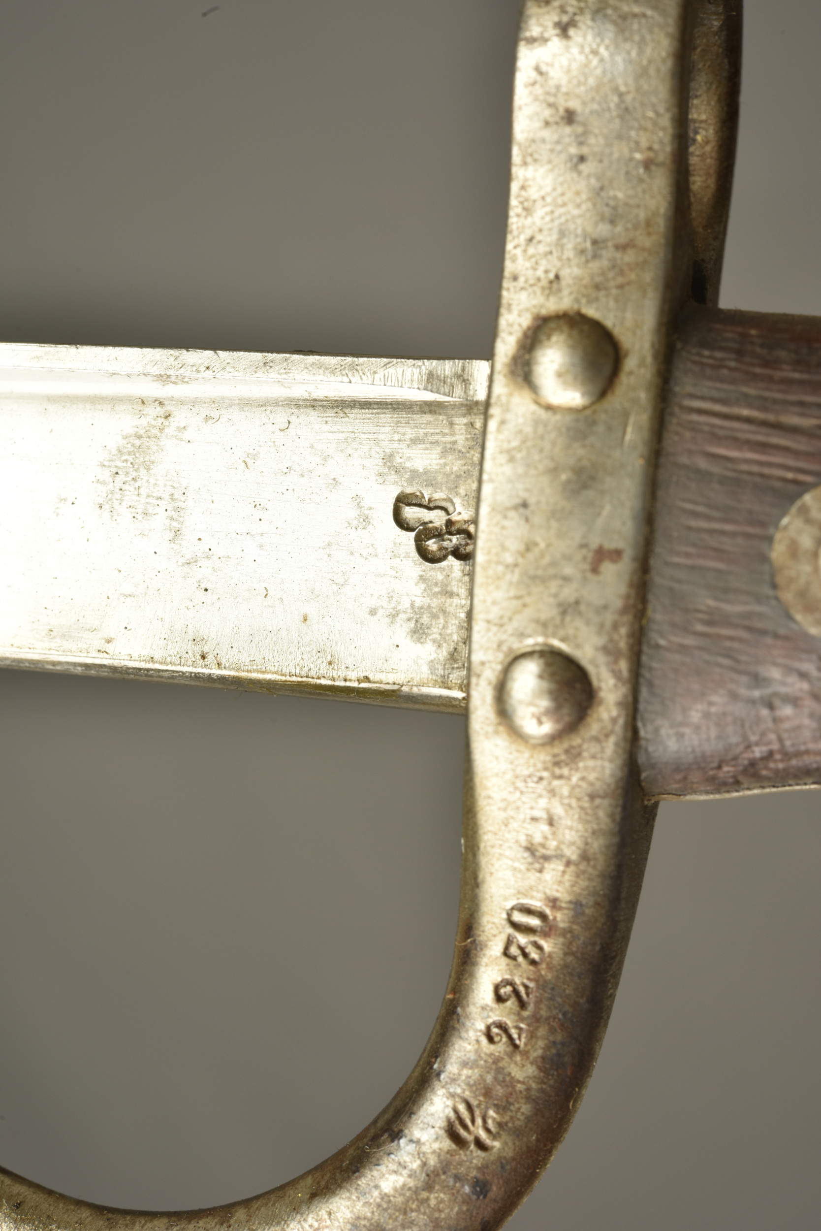 Baïonnette française Gras Mlle 1874. French Gras Model 1874 bayonet — photo 5