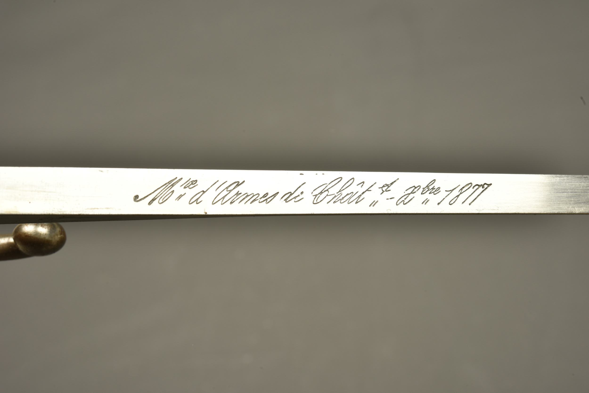 Baïonnette française Gras Mlle 1874. French Gras Model 1874 bayonet — photo 6
