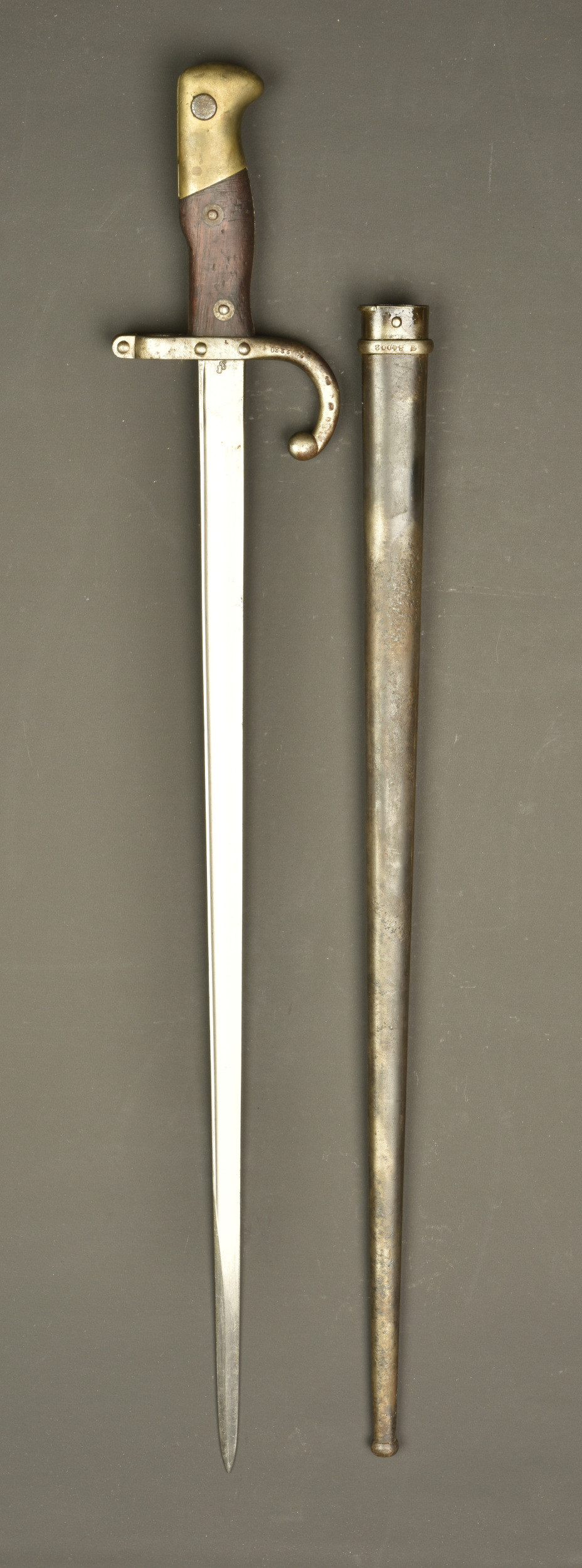 Baïonnette française Gras Mlle 1874. French Gras Model 1874 bayonet — photo 7