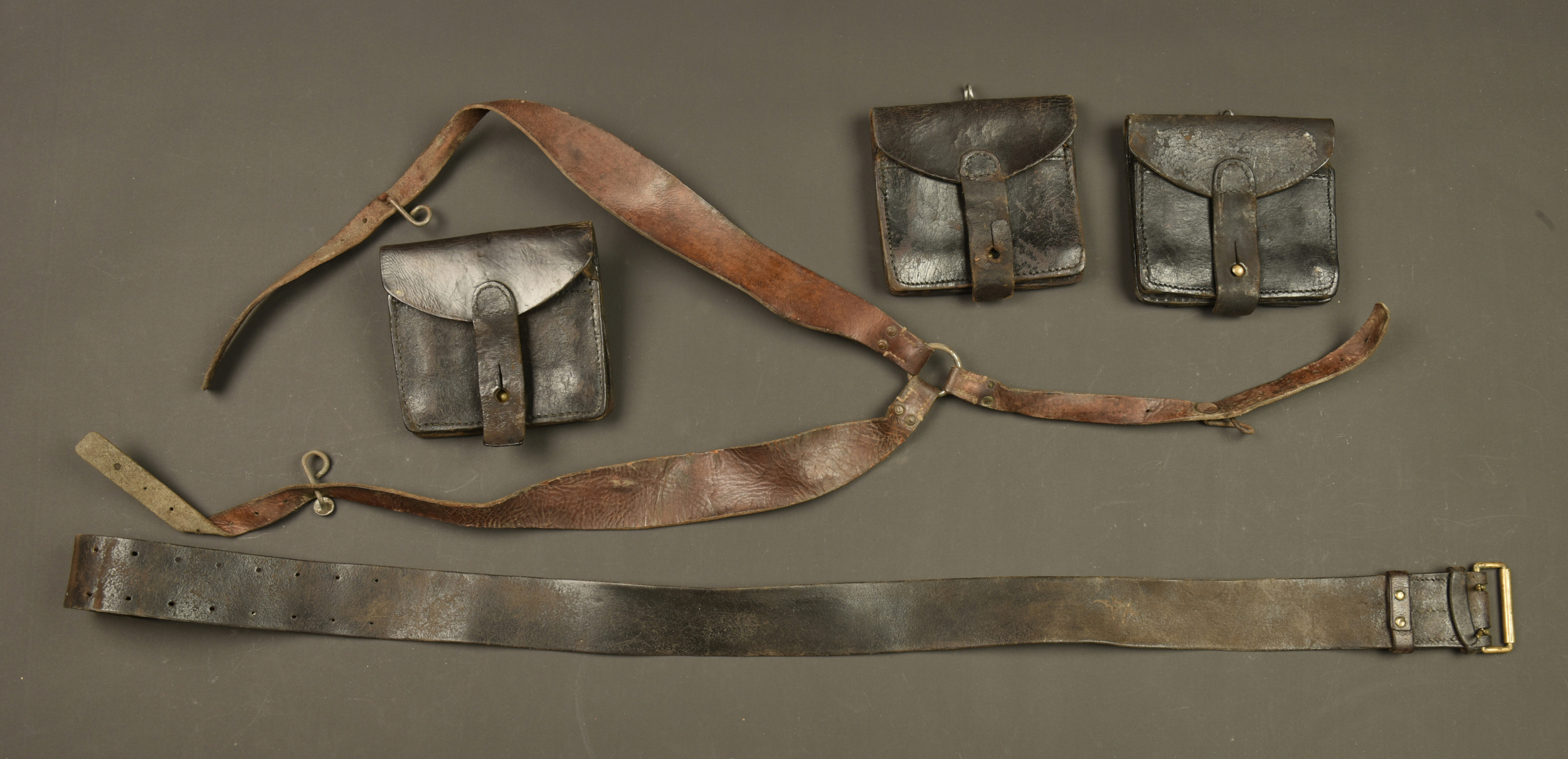 Ensemble brelage français. French webbing equipment set — photo 1