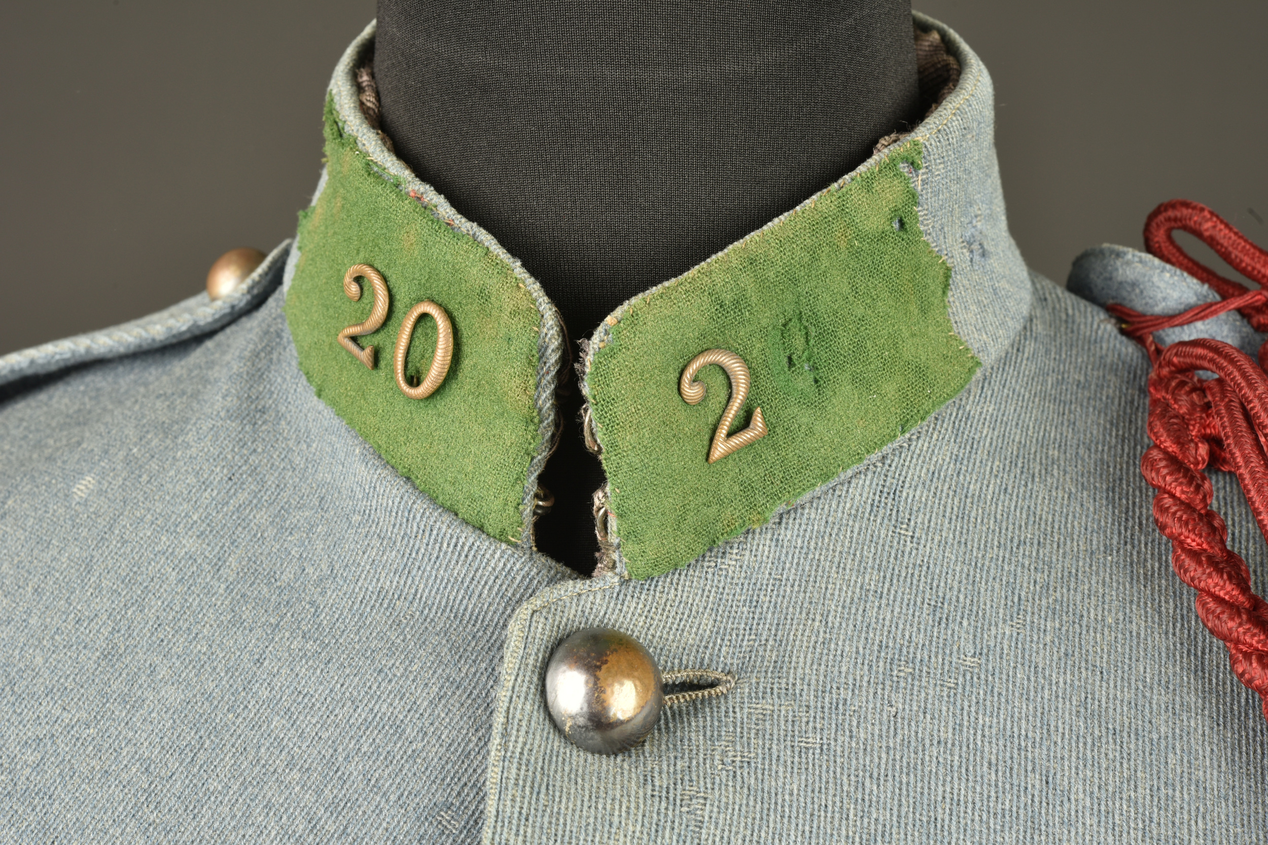 Tunique bleu horizon d'un officier du Train. Horizon blue tunic of a Train officer — photo 9