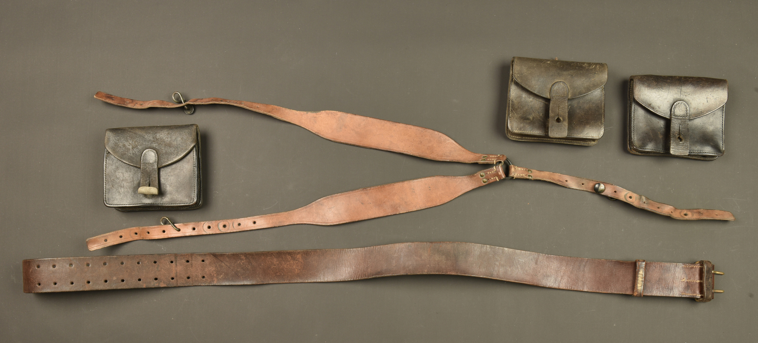 Ensemble brelage français. French webbing equipment set — photo 1