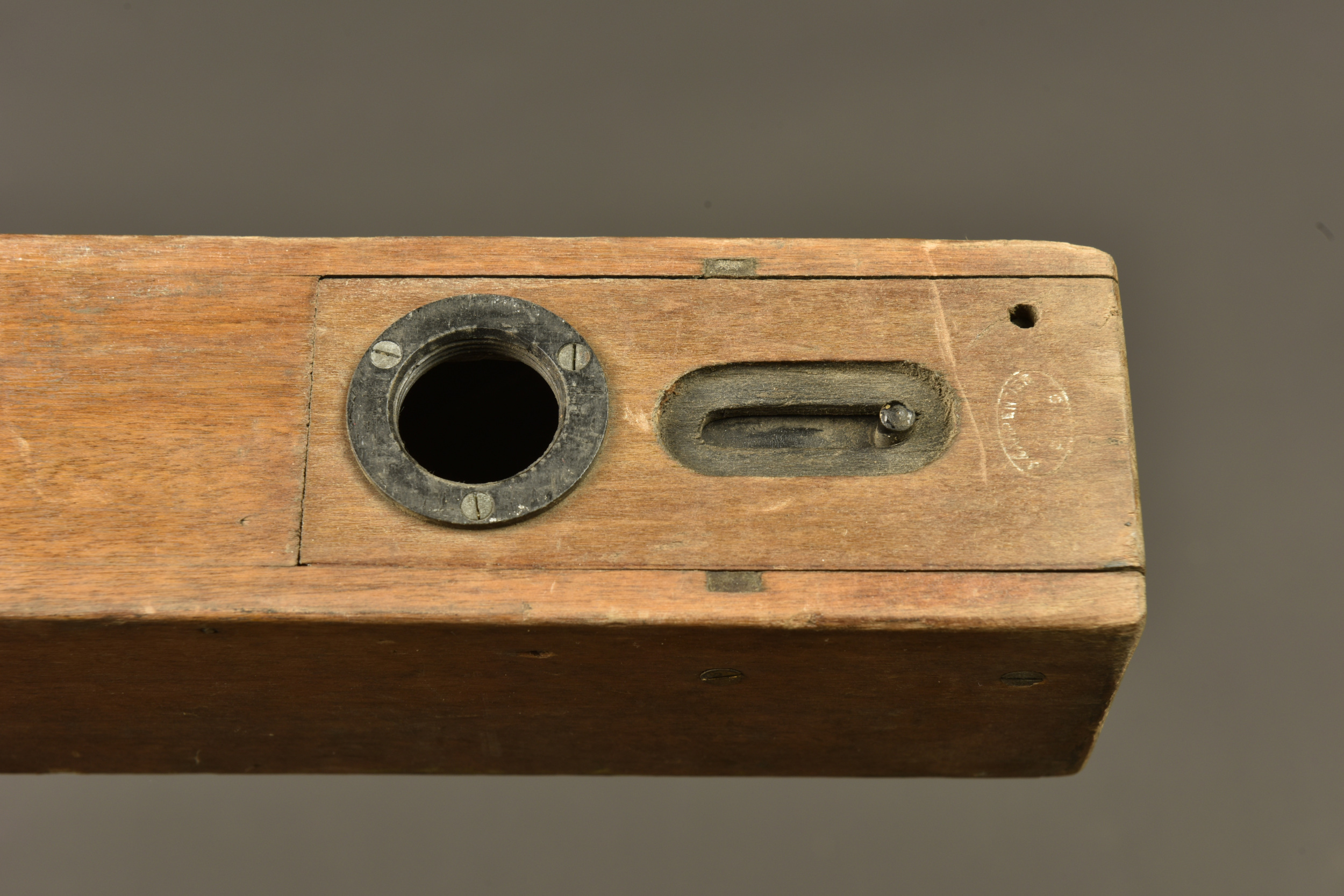 Périscope de tranchée français en bois vernis. French trench periscope in varnished wood — photo 5