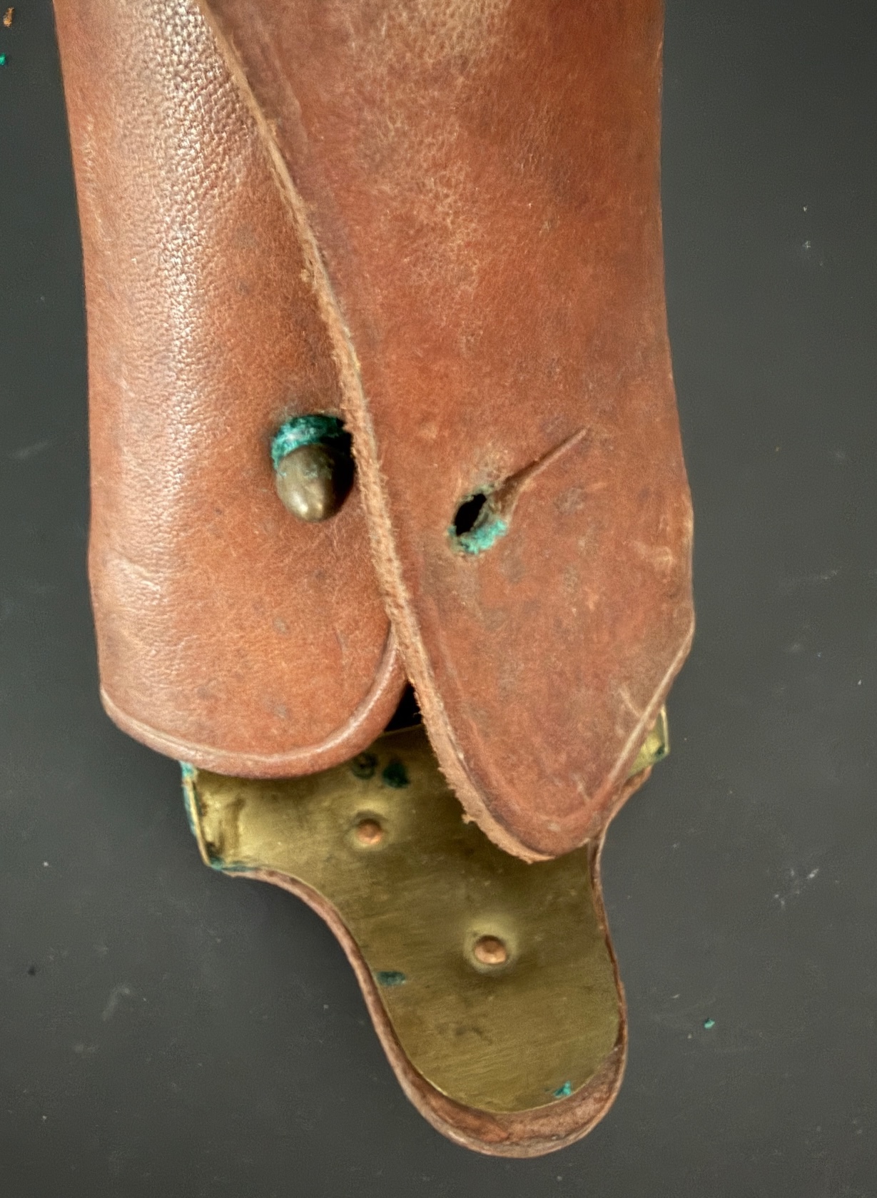 Etui de fer de pioche français. French pickaxe head carrier — photo 3