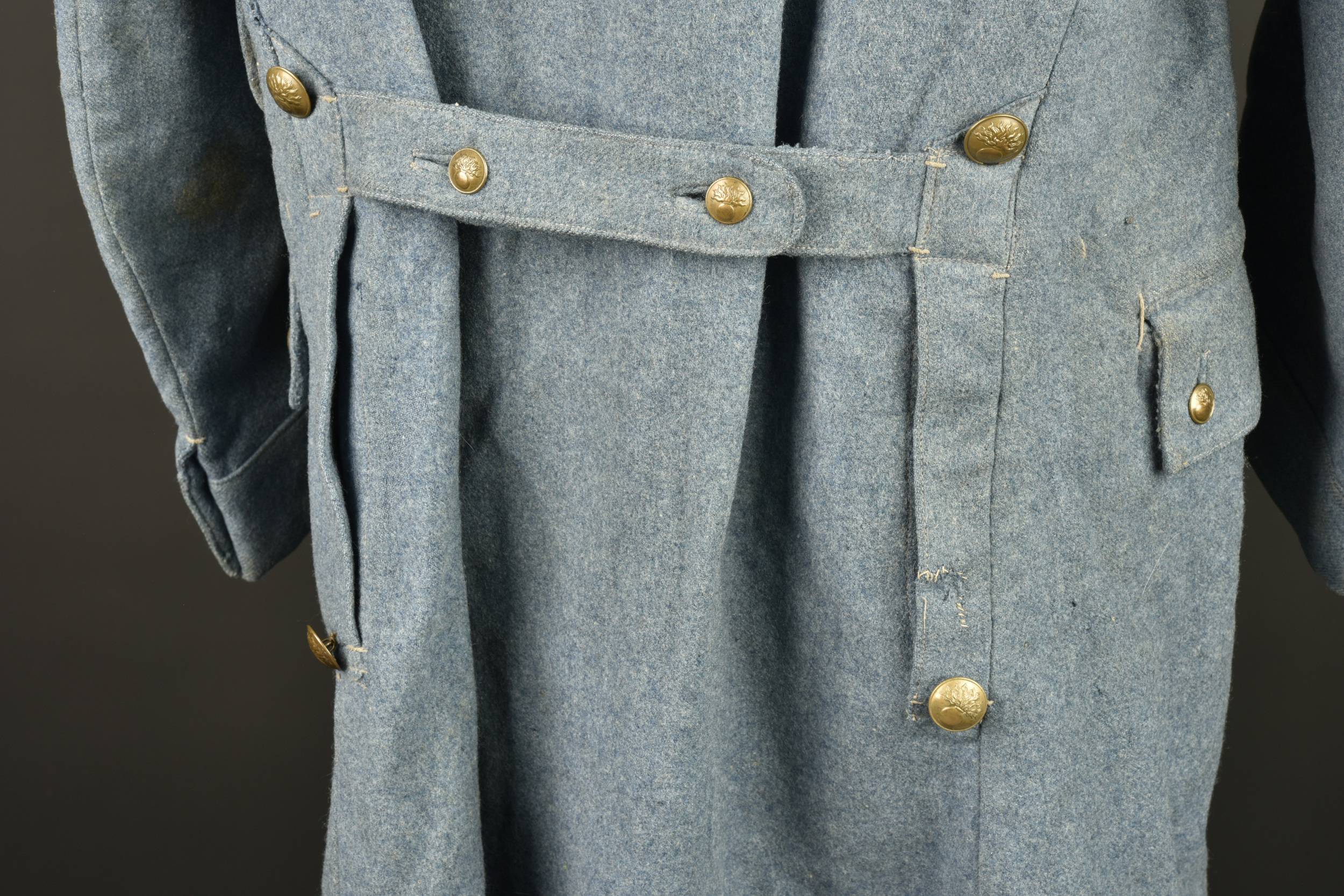 Capote française modèle 1915 bleu horizon. French Model 1915 horizon blue greatcoat — photo 14