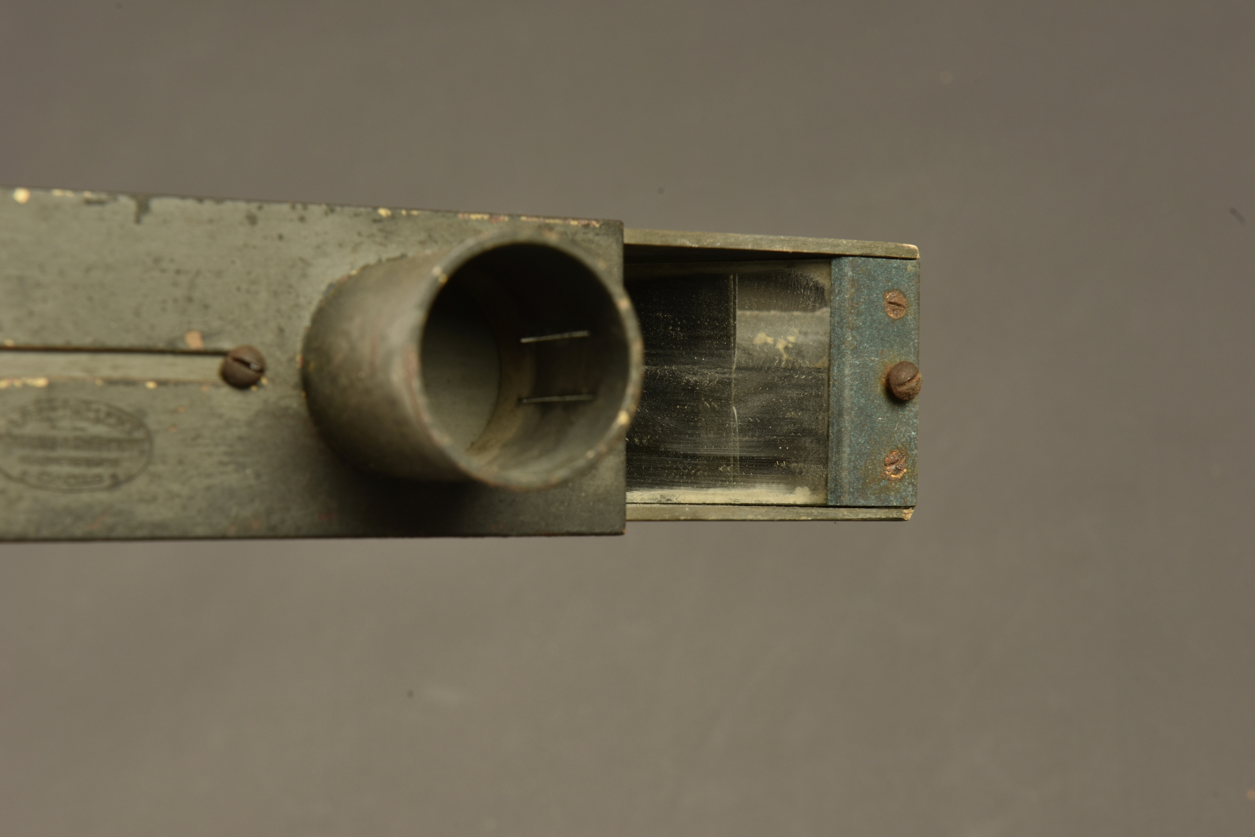 Périscope de tranchée français en bois peint. French trench periscope in painted wood — photo 3