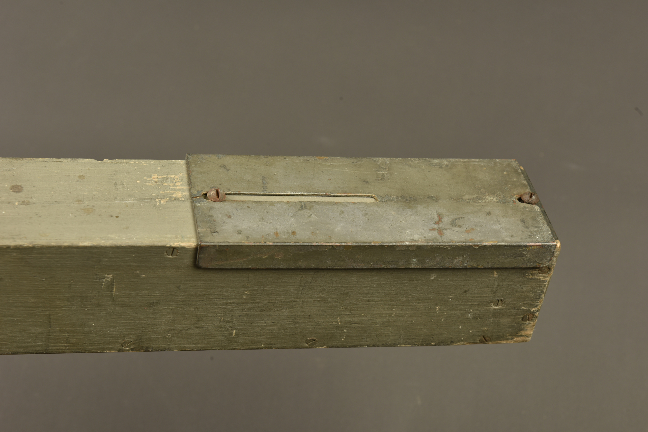 Périscope de tranchée français en bois peint. French trench periscope in painted wood — photo 7