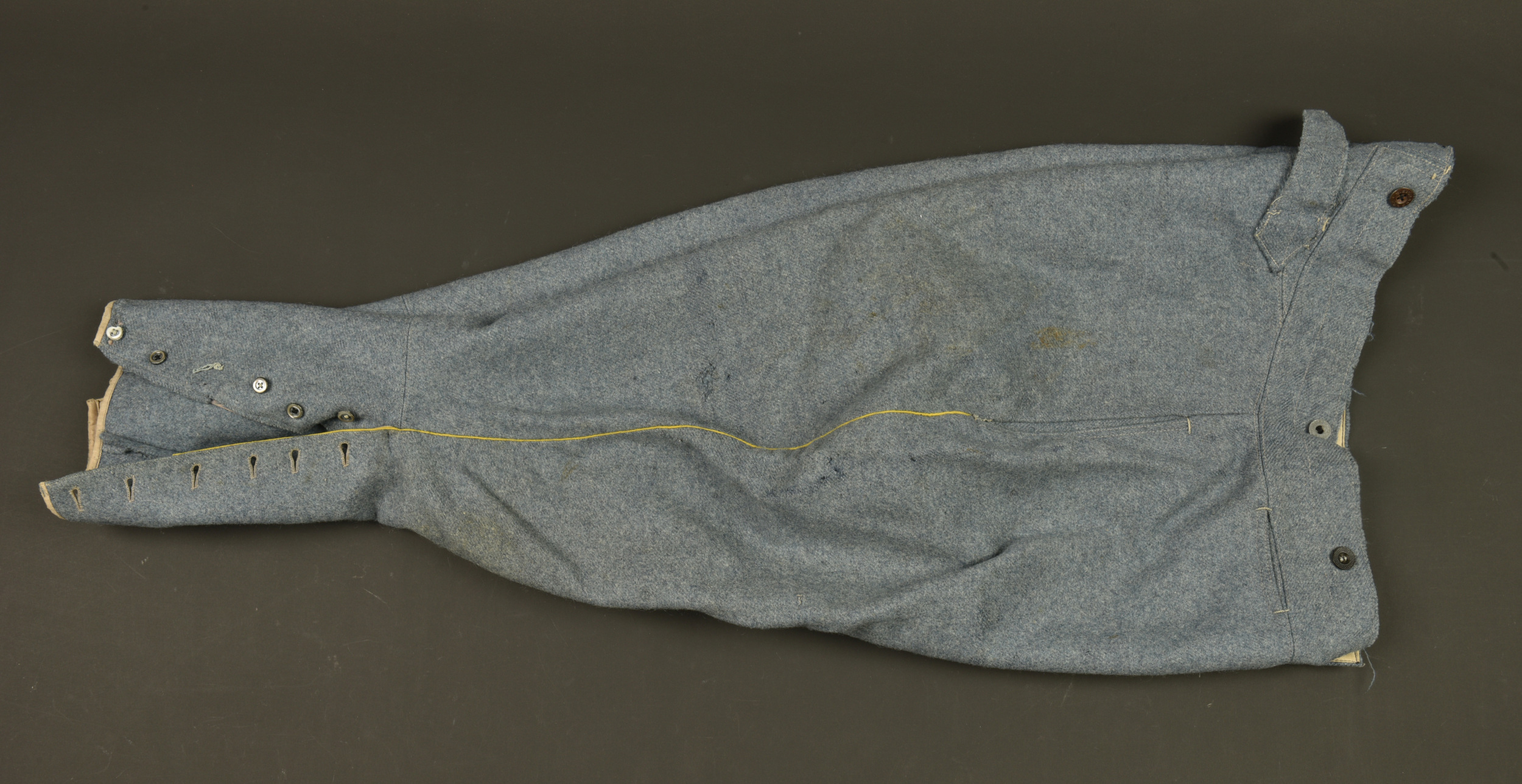 Culotte bleu horizon troupe infanterie. Horizon blue infantry other ranks breeches — photo 1