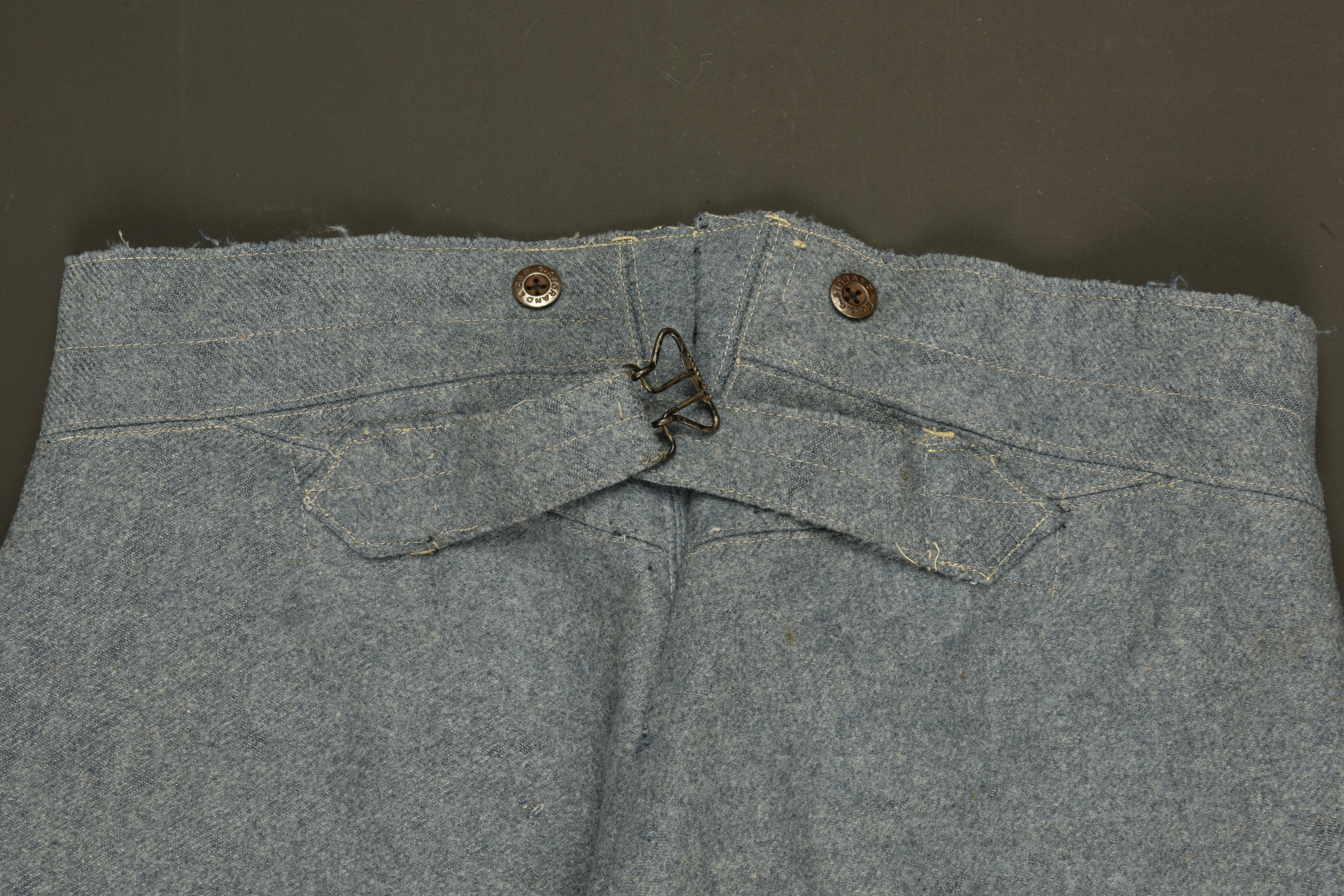 Culotte bleu horizon troupe infanterie. Horizon blue infantry other ranks breeches — photo 5