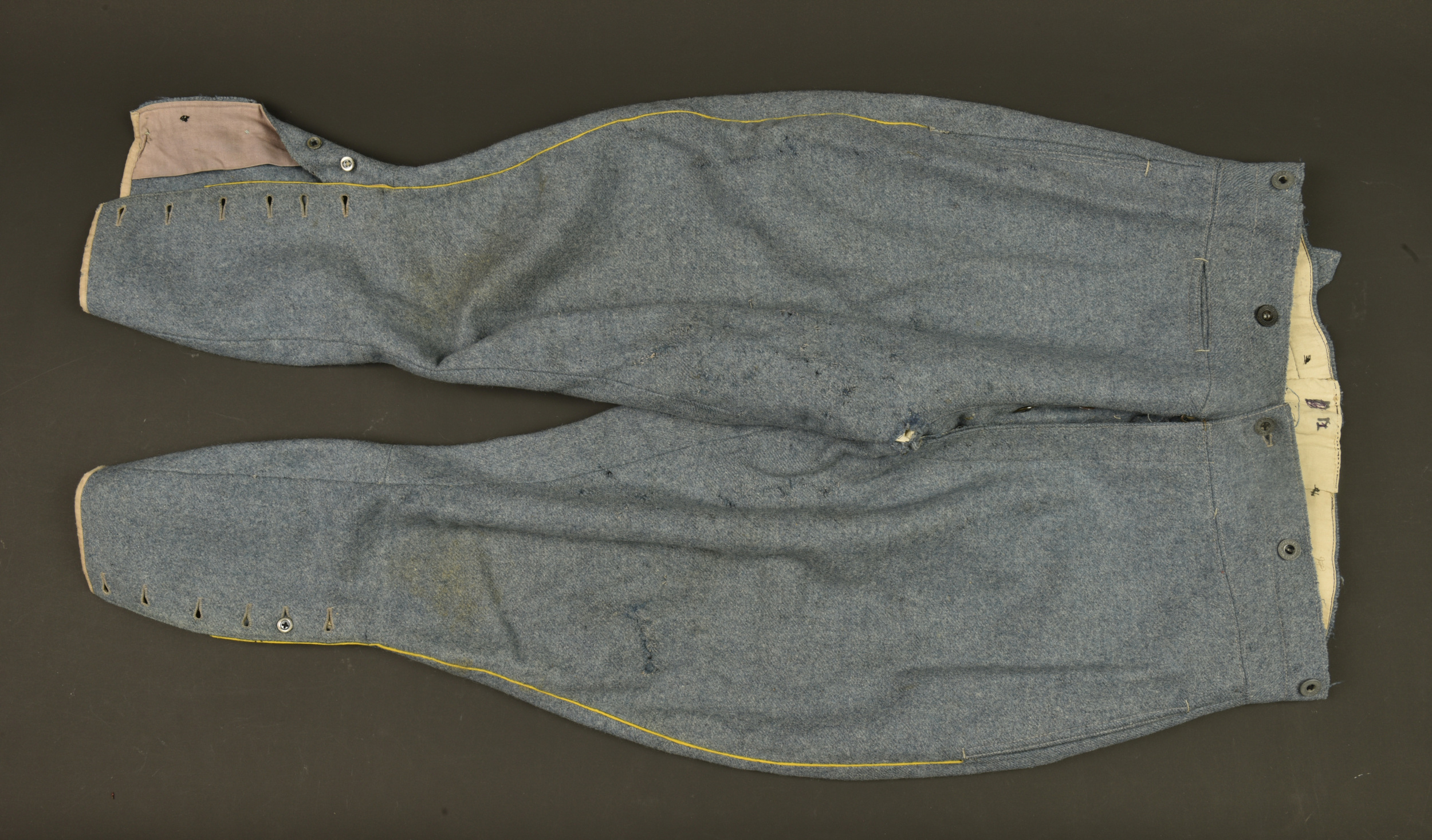 Culotte bleu horizon troupe infanterie. Horizon blue infantry other ranks breeches — photo 8