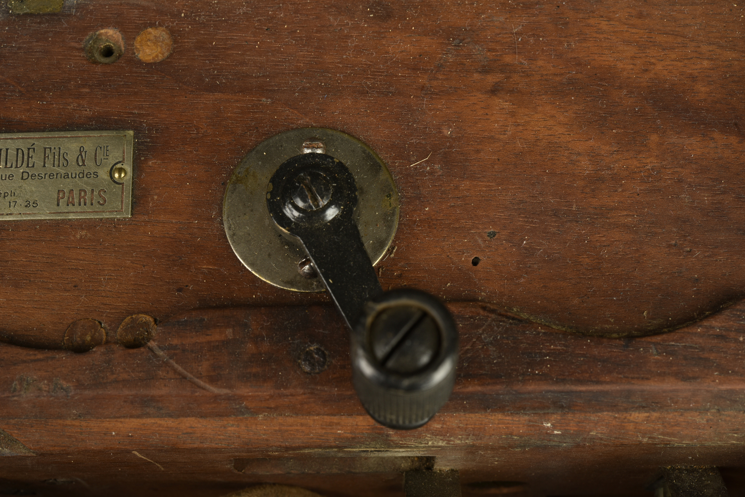 Téléphone de campagne français Mildé. French Mildé field telephone — photo 8