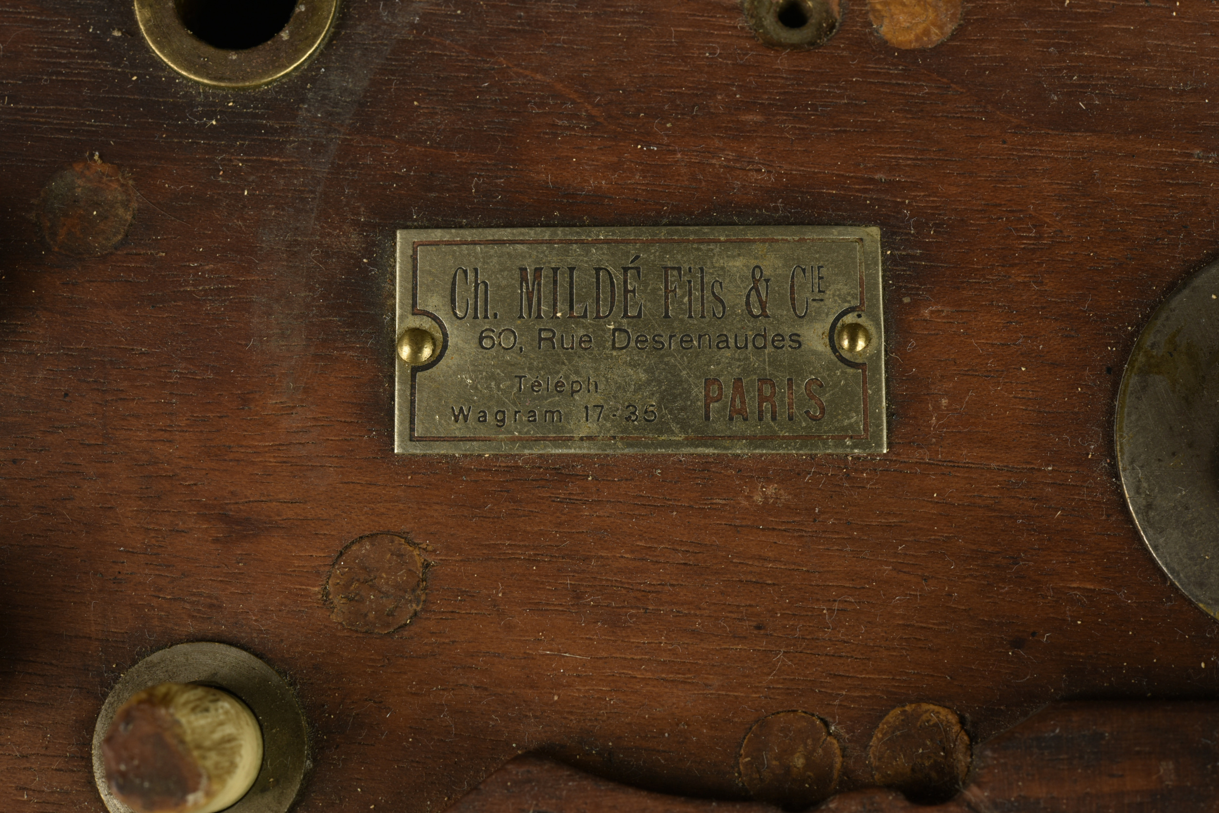Téléphone de campagne français Mildé. French Mildé field telephone — photo 9