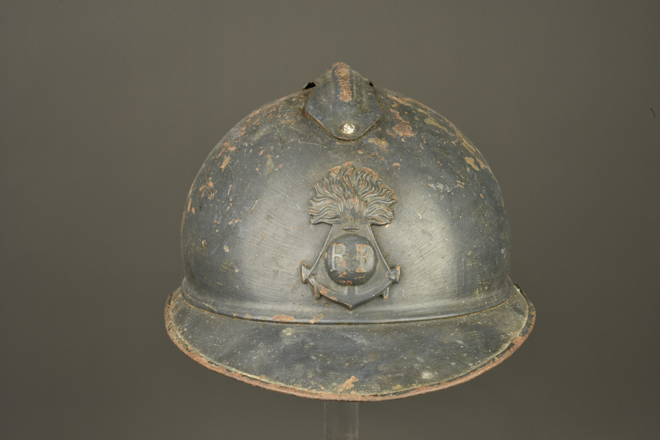 Casque Adrian de l'infanterie coloniale. Colonial Infantry Adrian helmet — photo 1
